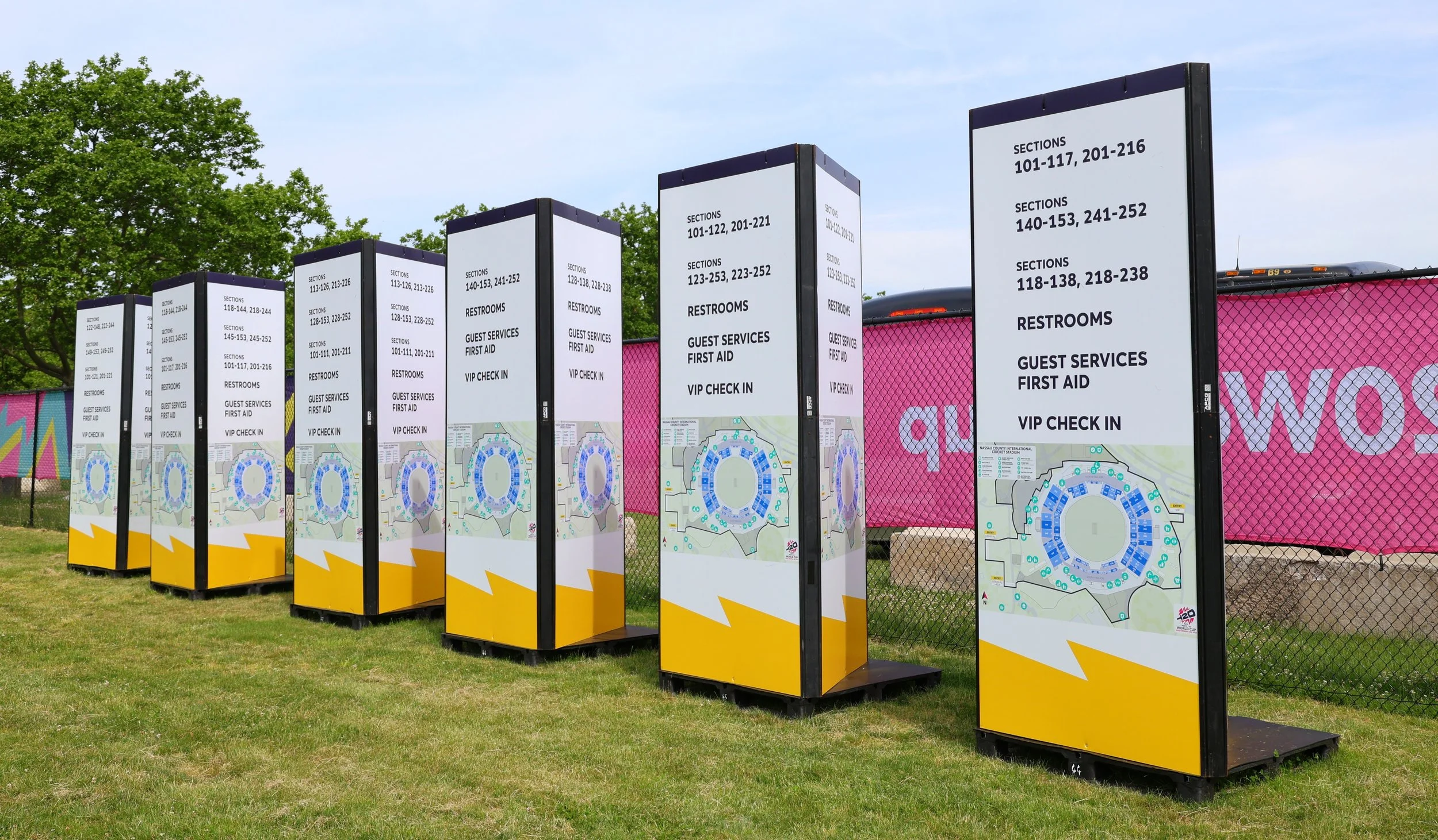 T20 Cricket World Cup at The Nassau County International Cricket Stadium, Eisenhower Park, Long Island