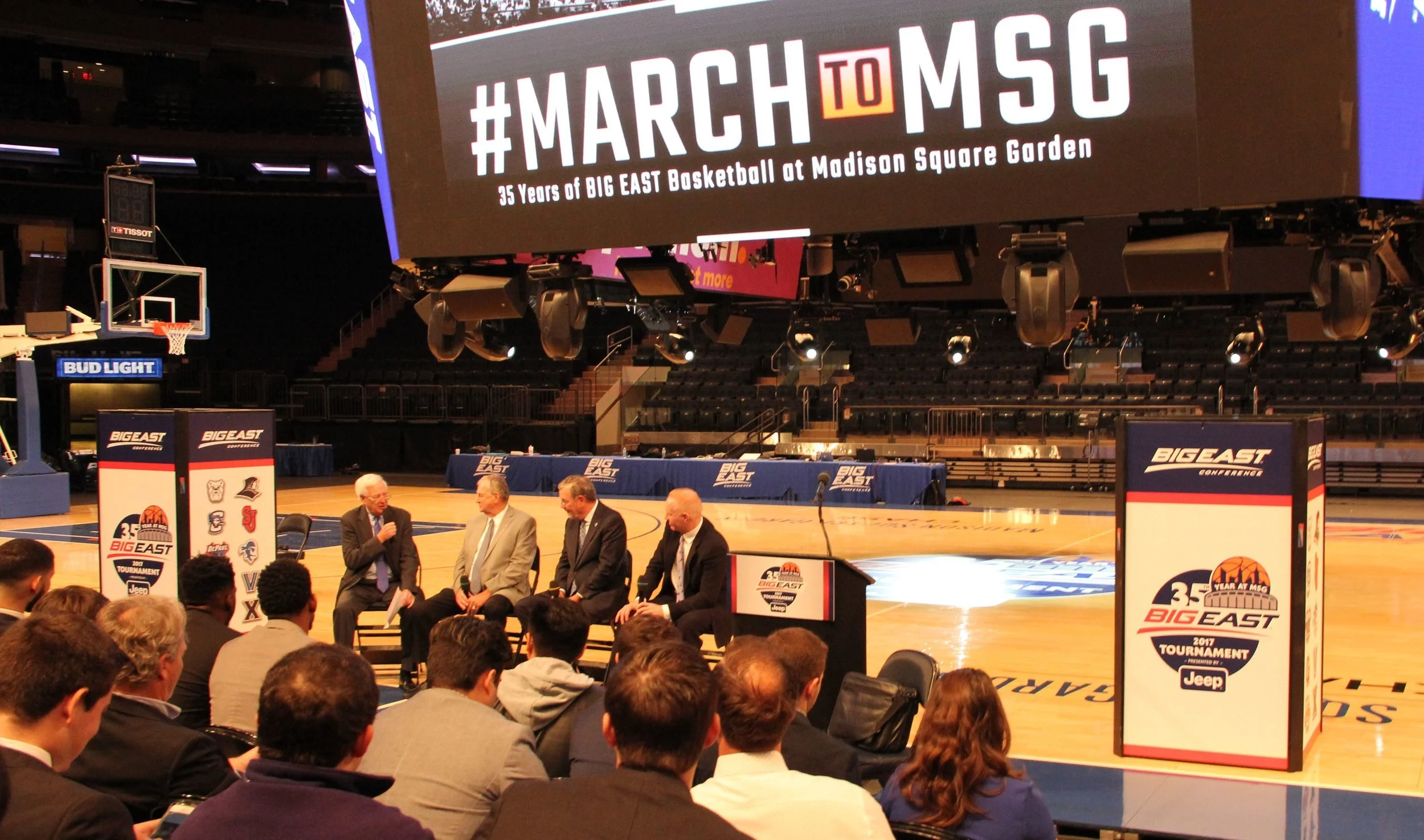 Big East Conference Media Day, Madison Square Garden, NYC