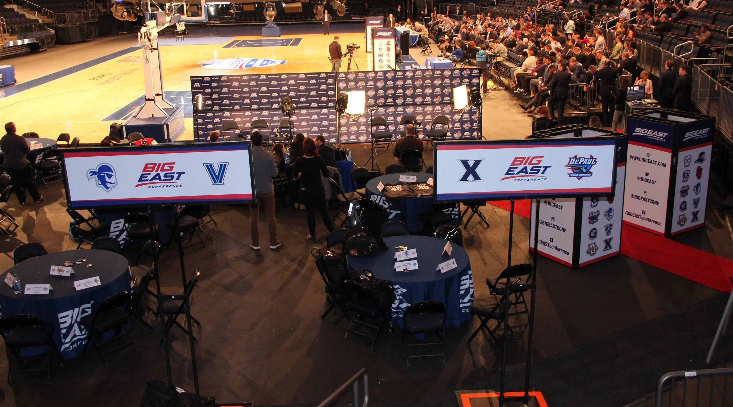 Big East Conference Media Day, Madison Square Garden, NYC