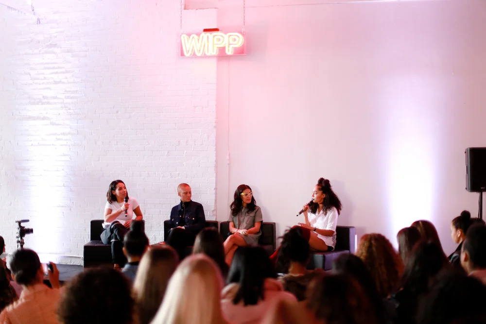 photo from: http://www.wipptoronto.com/w3spictures/gibqcclgq542iqtbo8g25r6cdvmqjj Left to Right: Bianca Harris , Adwoa Aboah , Melody Ehsani , Shan Boodram