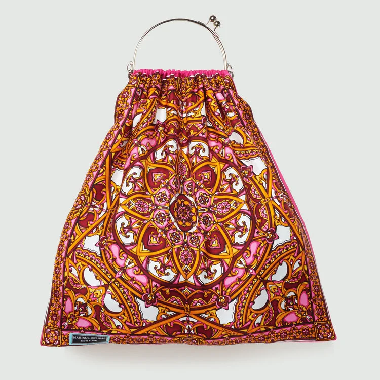Mandala Silk Scarf Handbag