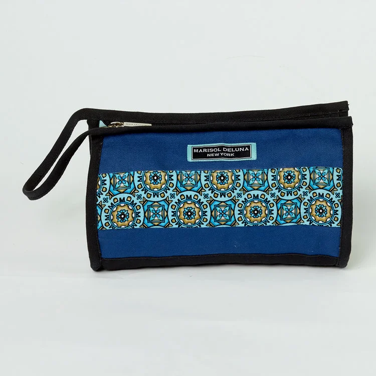 MD Signature Cotton Wristlet Handbag