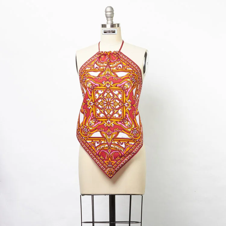 Reversible Palermo Cotton Halter Top