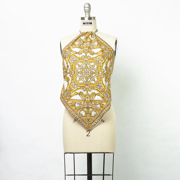 Reversible Palermo Cotton Halter Top