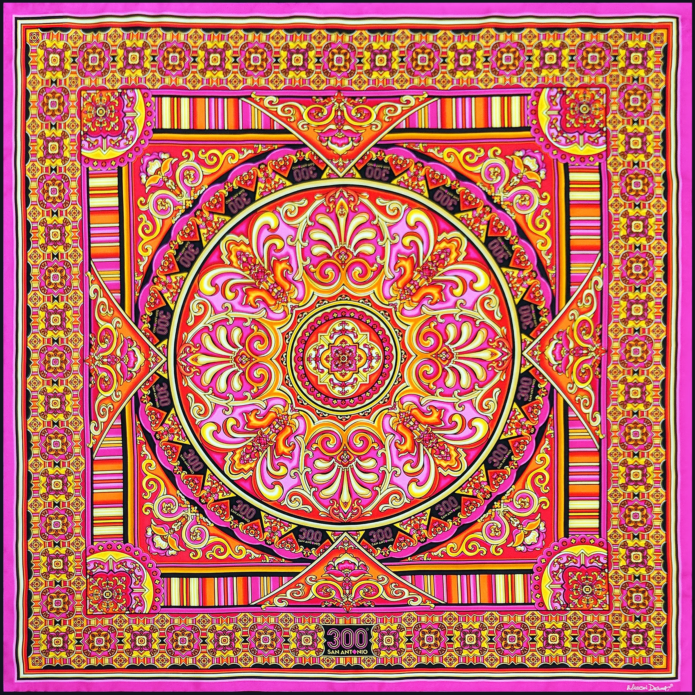San Antonio 300 Silk Scarf