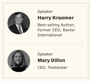 The Consumer and the Conscience: A Legacy Built on Values - A Fireside Conversation with Harry Kraemer and Mary Dillon