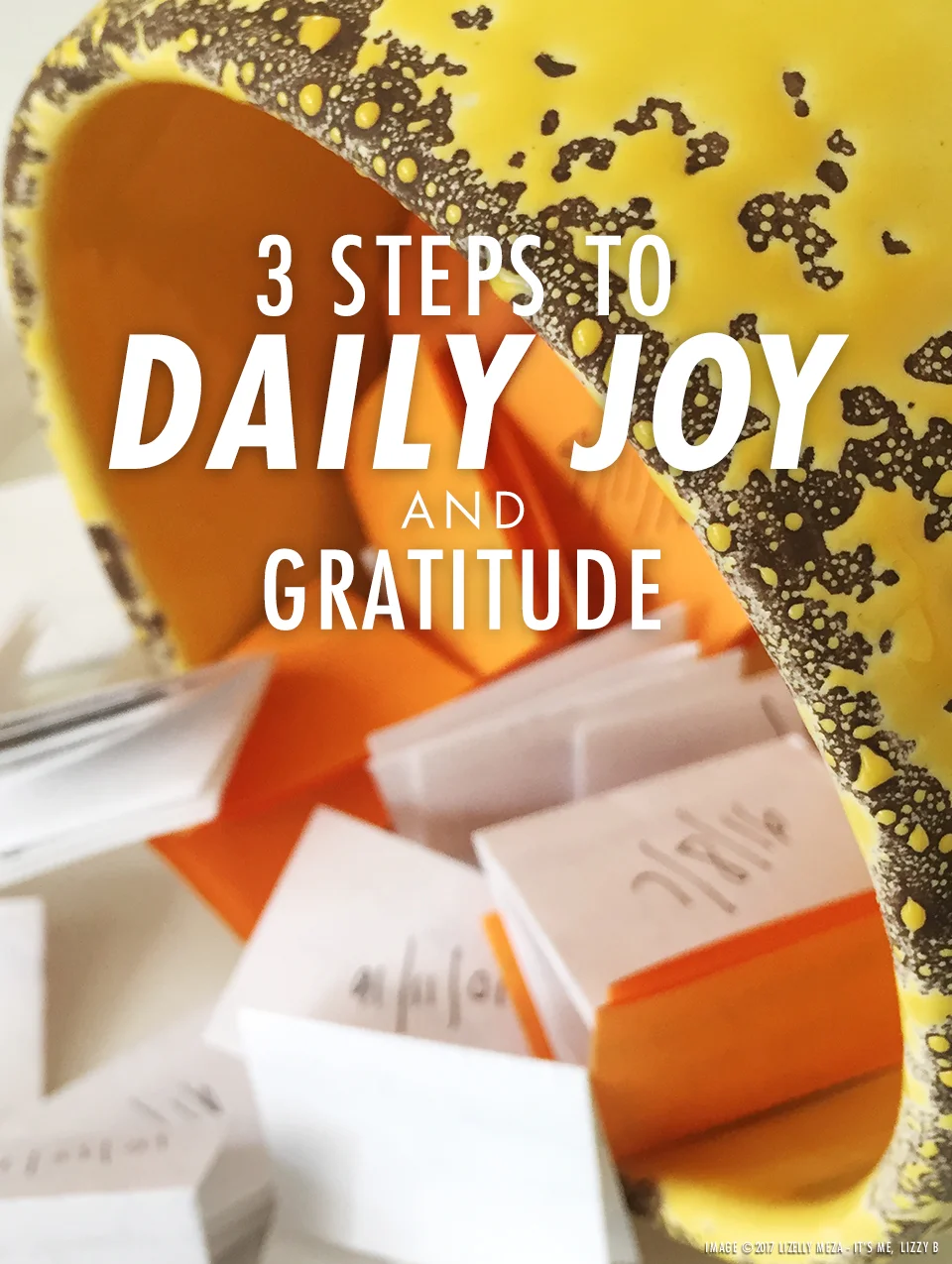3 Steps to Daily Joy & Gratitude // It's Me, Lizzy B - Musings on Life, Business, & The Pursuit of Curiosity // Personal blog of Lizelly Meza