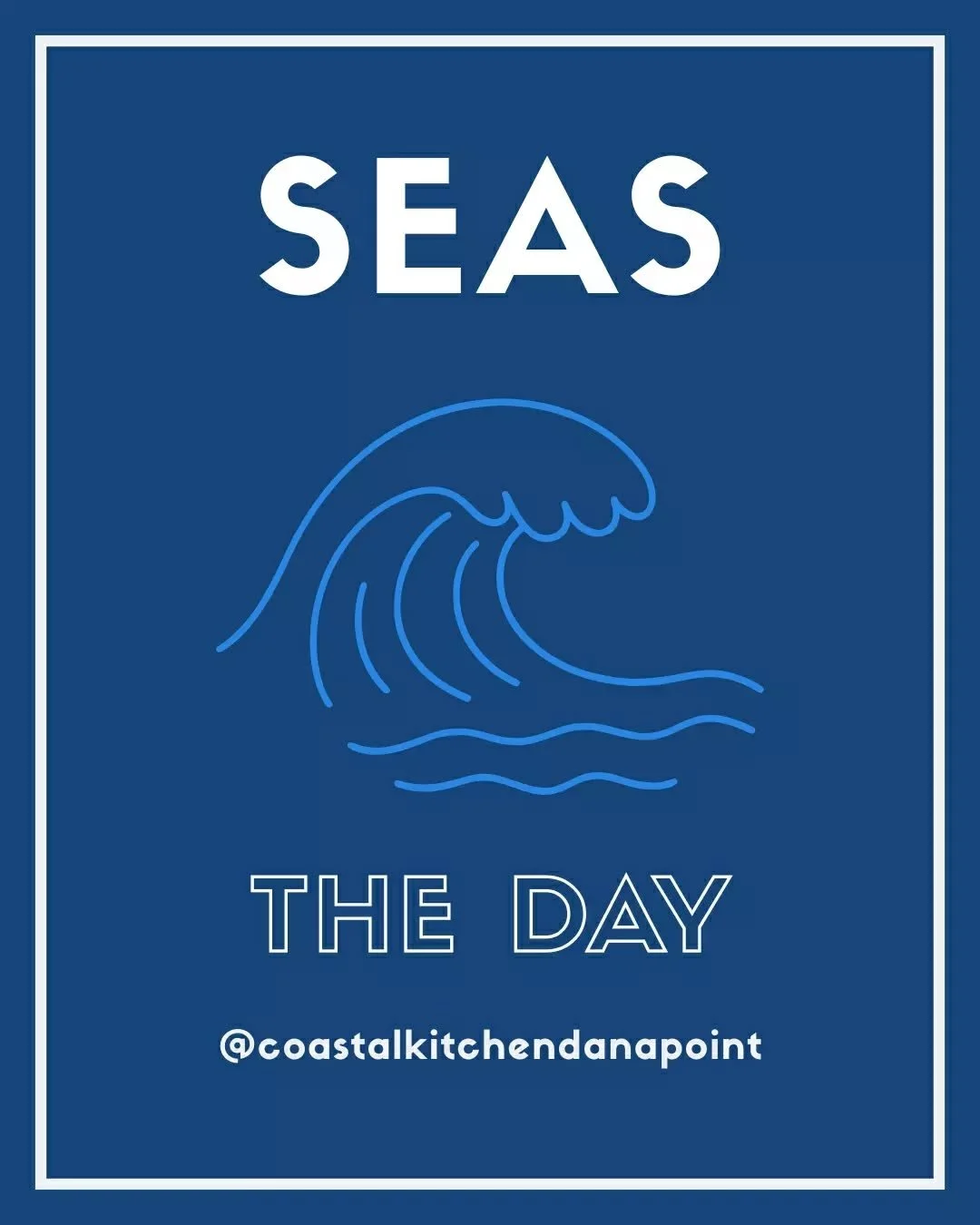 Consider this your official sign to get back to the coast. 🌊 

See you at the table? ✨

#CoastalKitchen #SeasTheDay