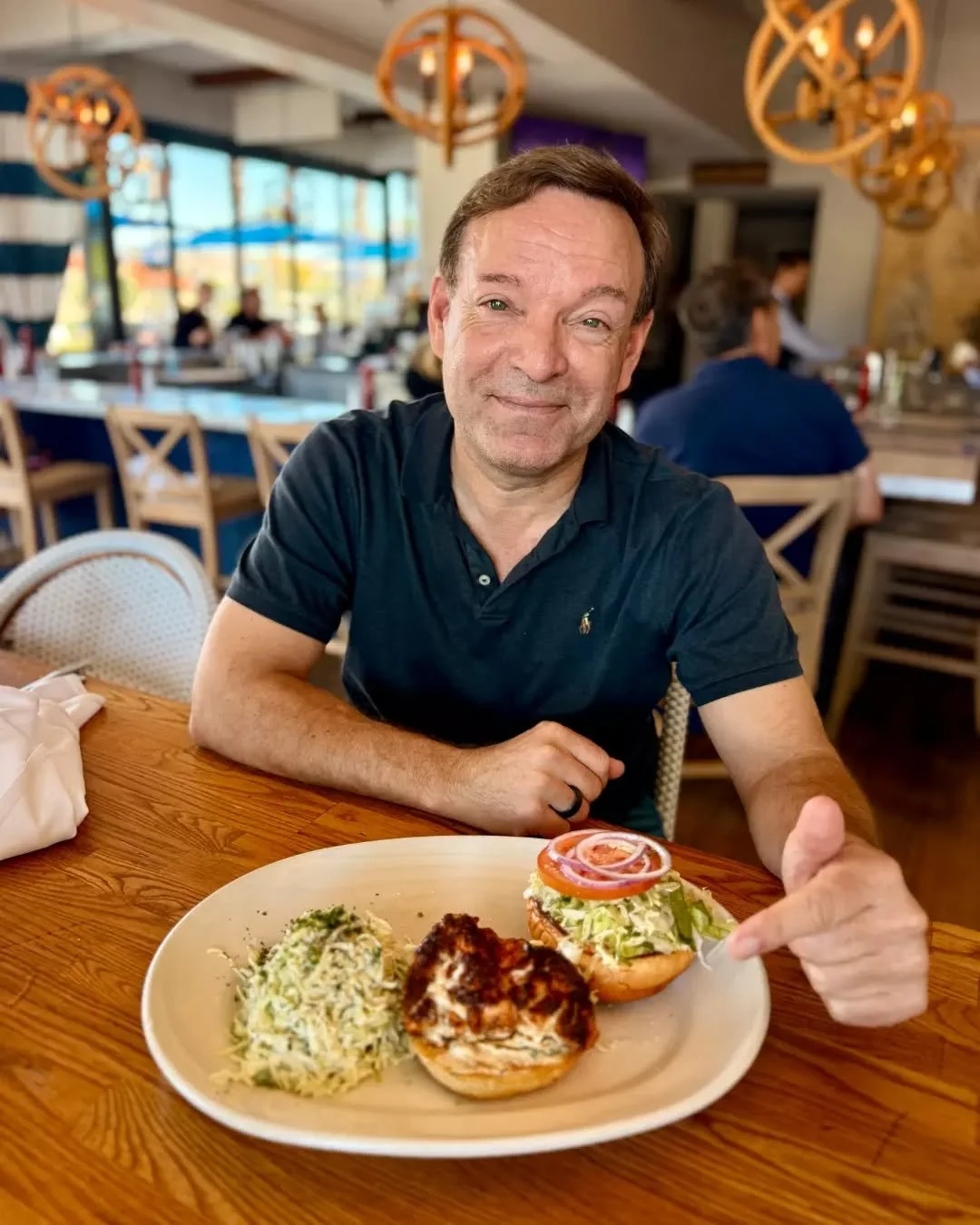 Nothing beats a good sandwich! 🥪

Grouper Sandwich | Magic seasoning, remoulade, lettuce, tomato, red onion

#CoastalKitchen #BlackenedGrouperSandwich