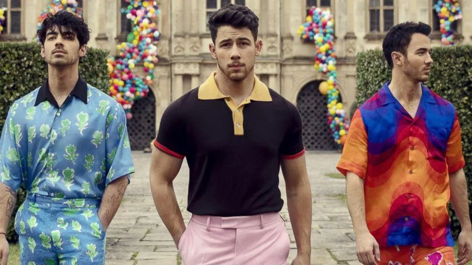 The cover art for the latest single from The Jonas Brothers, “Sucker.”
