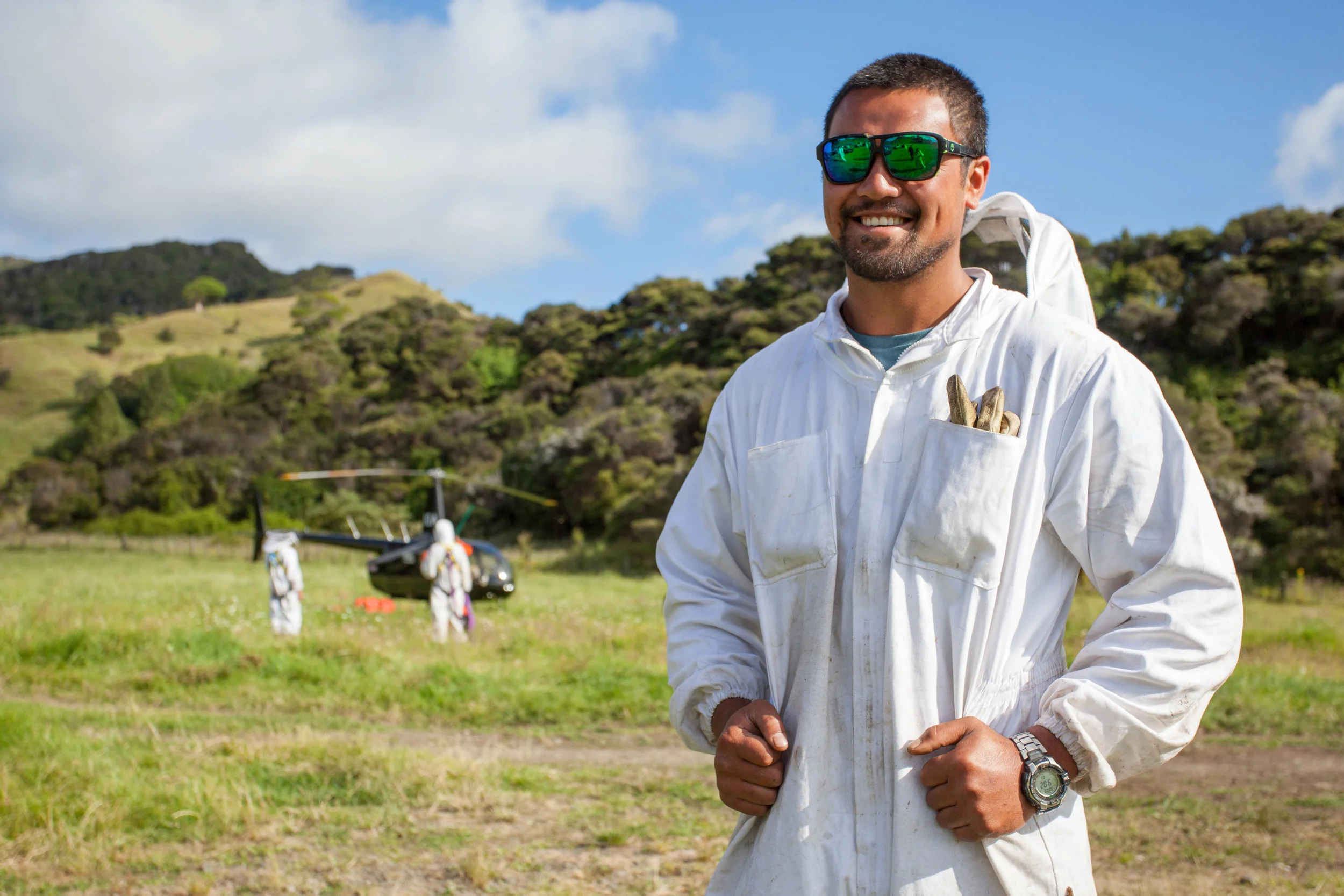 Mikaere Murray - Team Leader and beekeeper