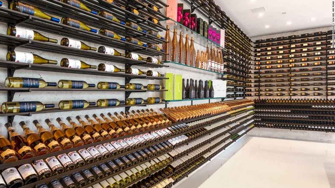 The insane wine cellar in the most expensive home in America. #goals