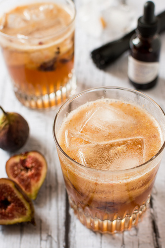Fig Maple Bourbon Fizz (via Cheese and Chocolate)