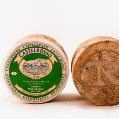 Castelrosso cheese, cow's milk from Piedmont