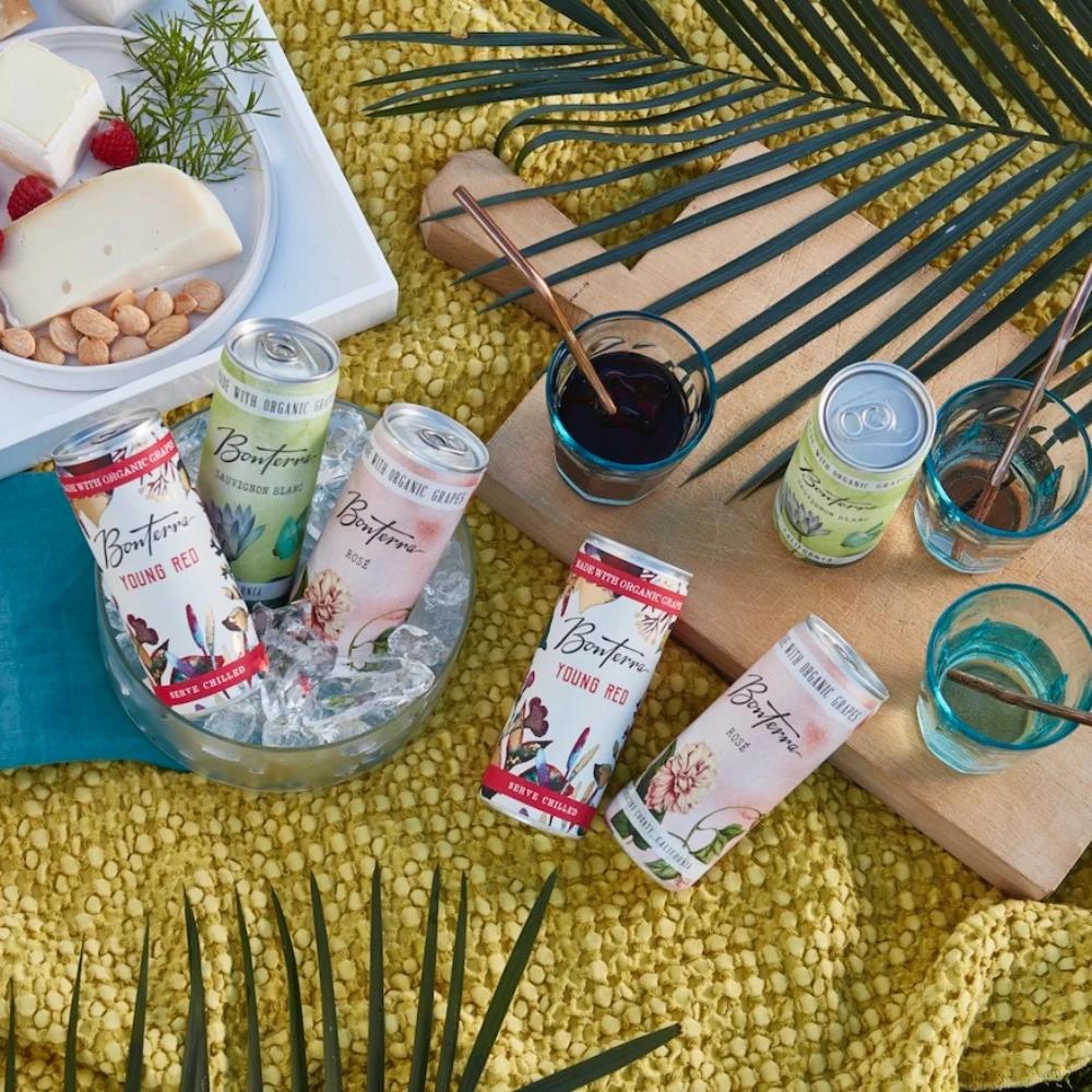 Bonterra wine in a can is one of The Lush Life’s top picks