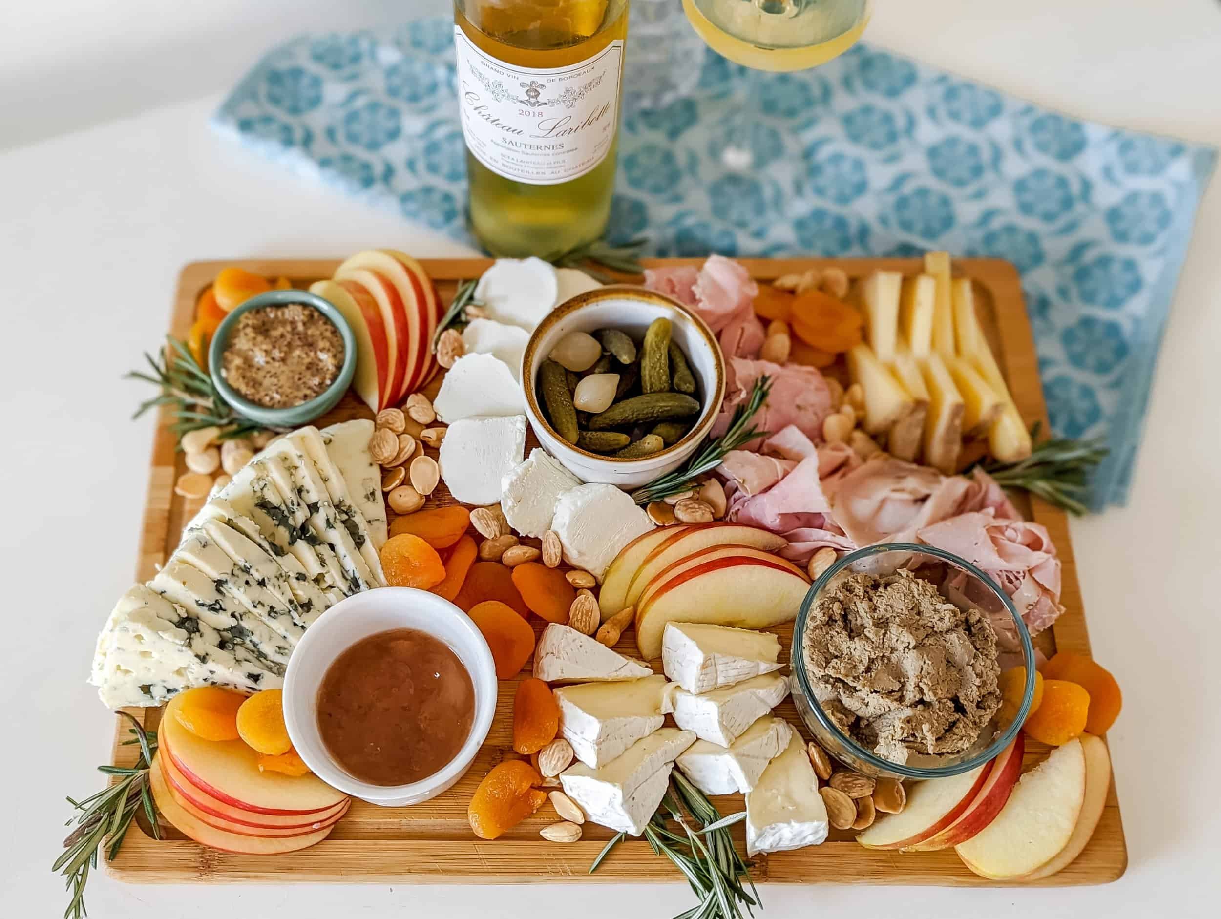 Simple Charcuterie Board - Crunchy Creamy Sweet