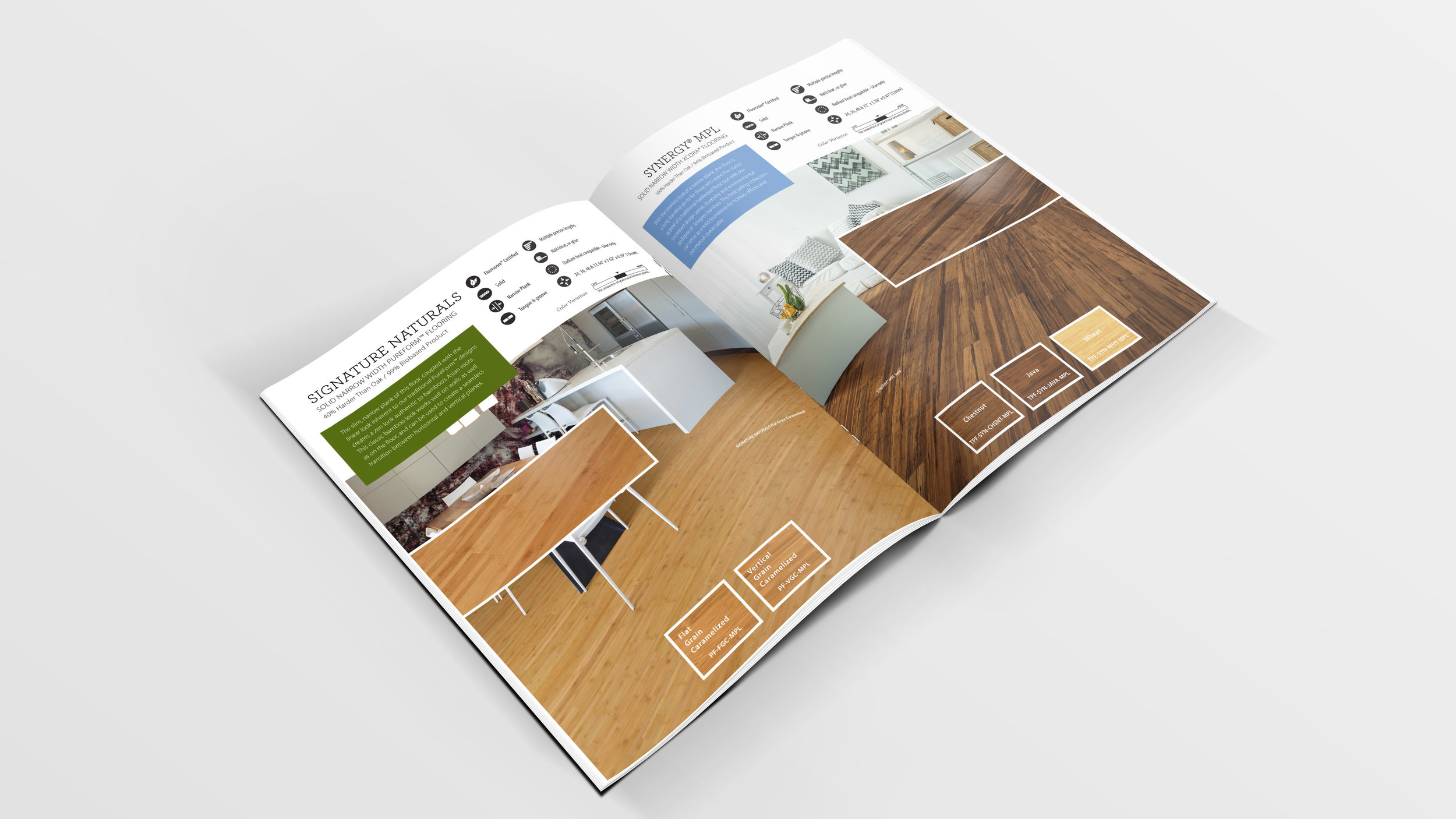 Teragren Flooring Brochure | Spread
