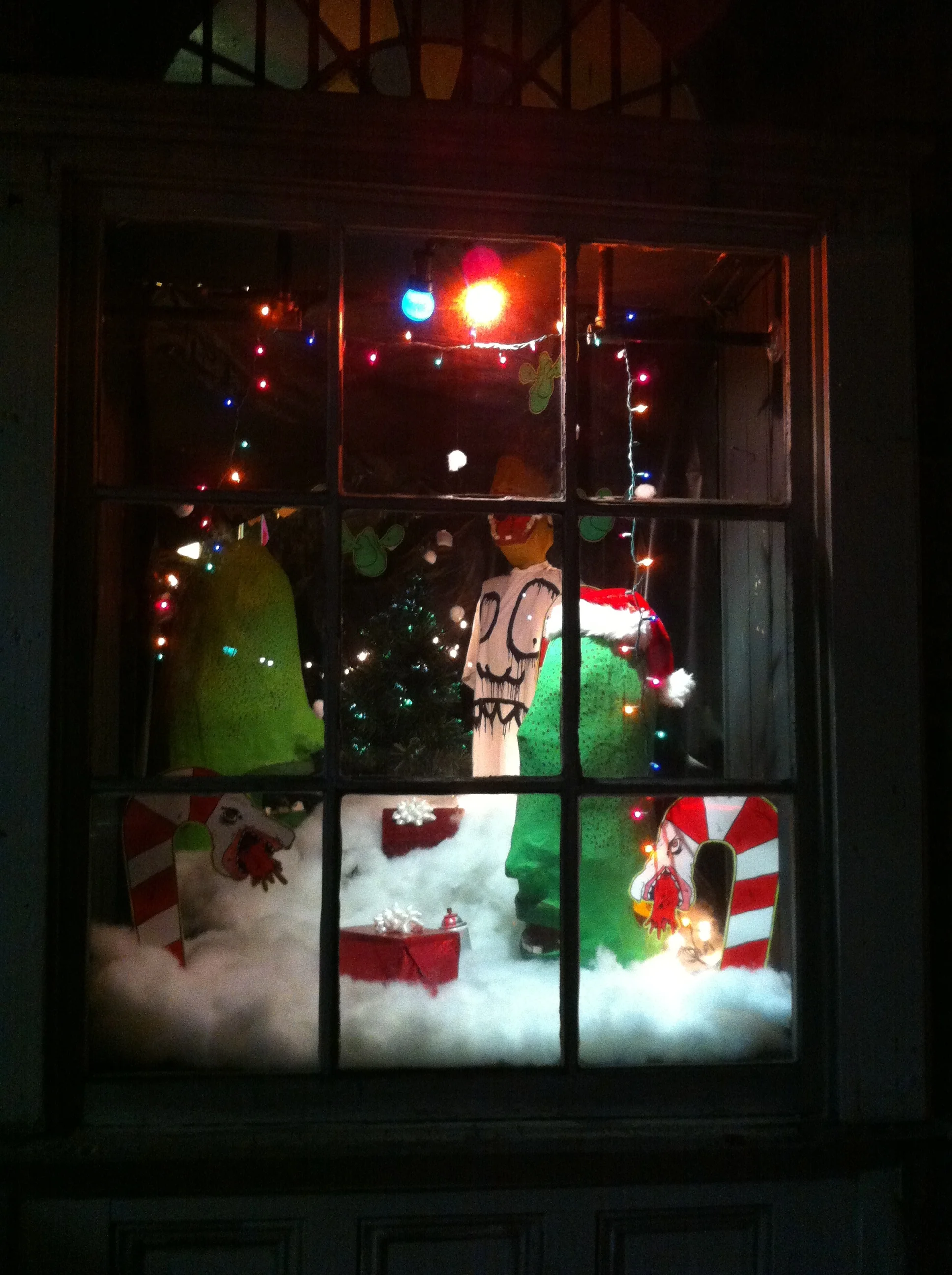 Christmas Window Display for Gnome New Orleans