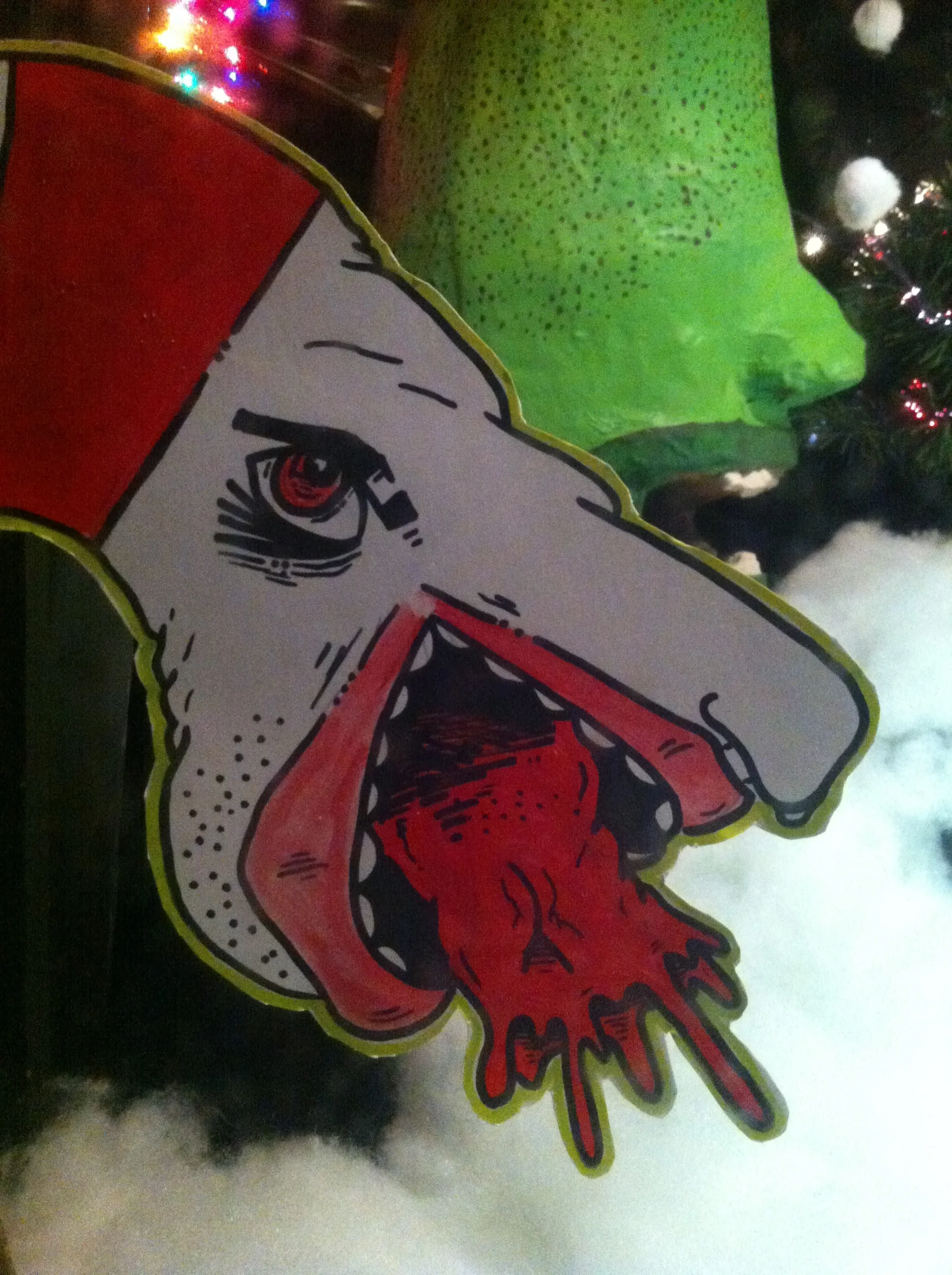 Christmas Window Display for Gnome New Orleans