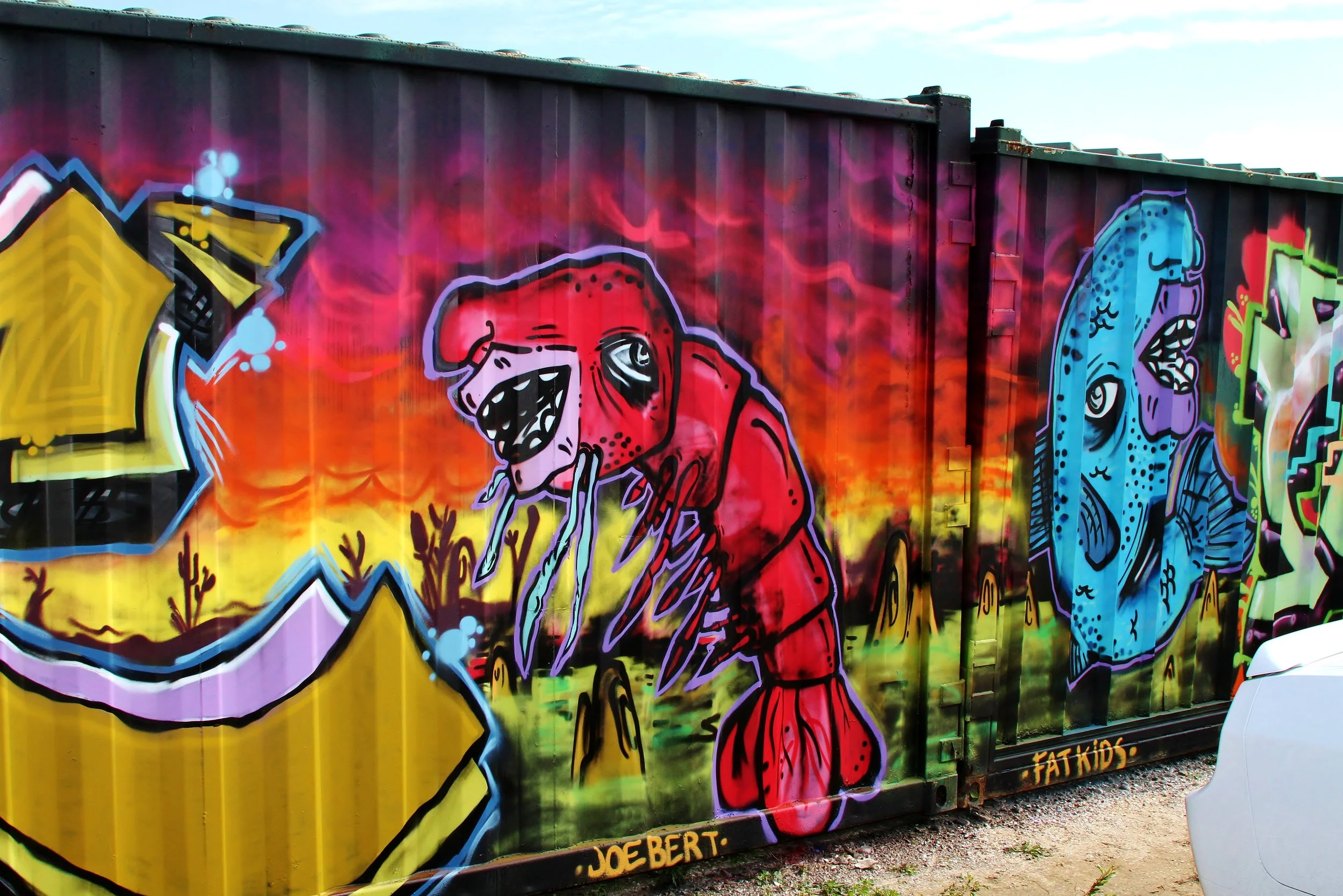 RiceMillCrawfish-8.5'x10'.Aerosol on Storage Container.2012.FatKids.jpg