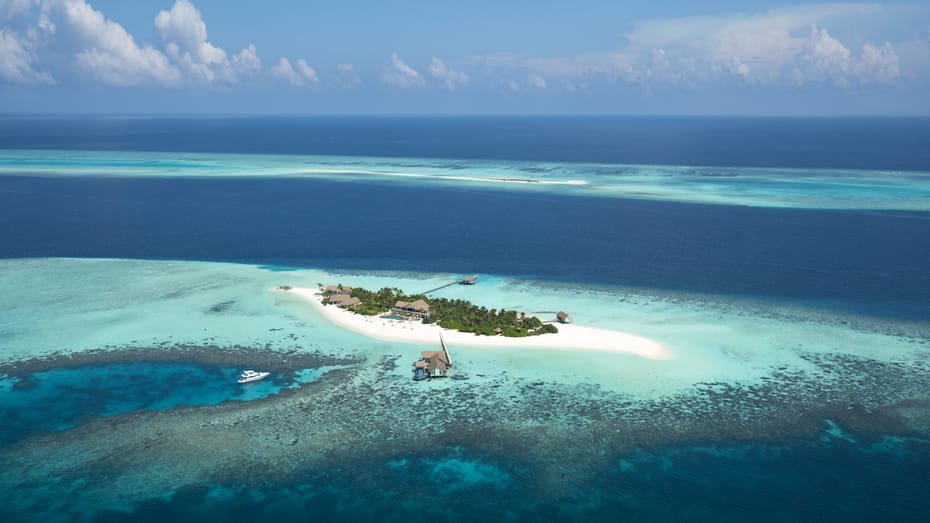 Four Seasons Private Island Aerial