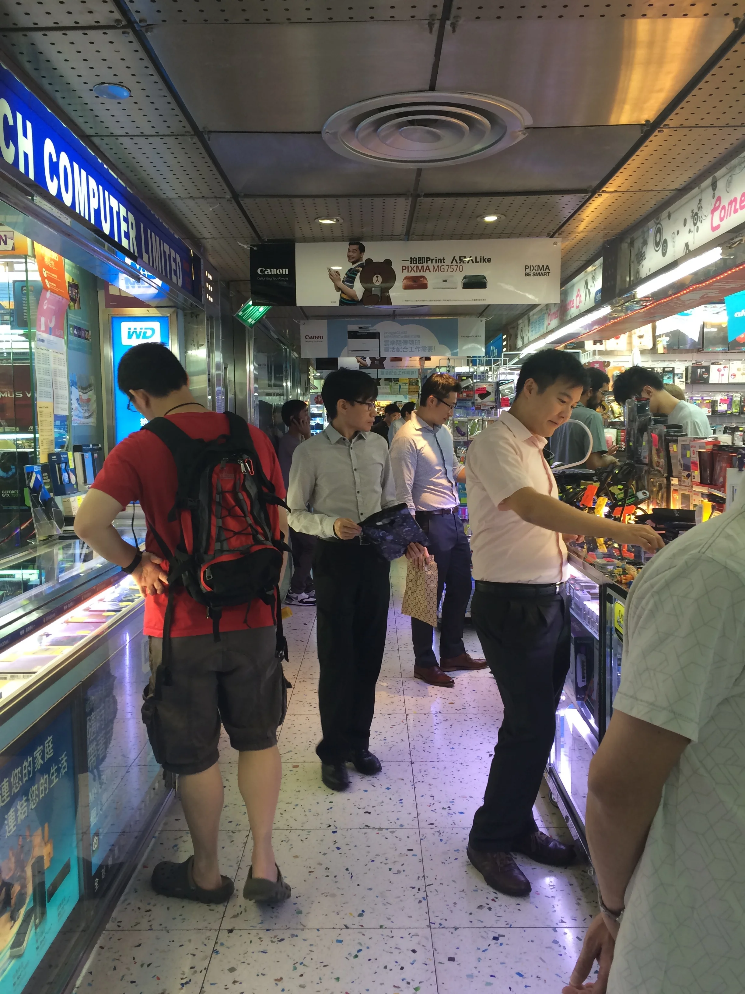 Wan Chai computer centre - a rabbit warren of electronic gadgets for sale