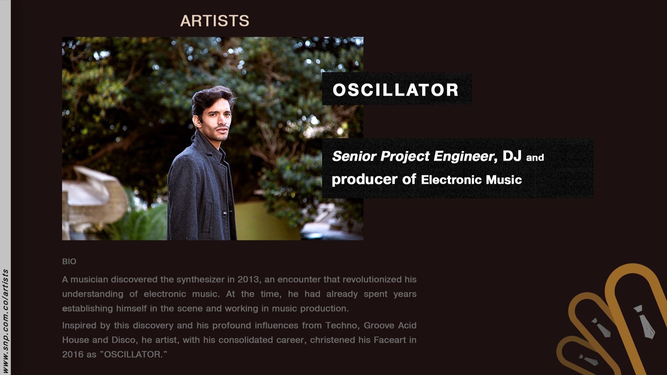 Conoce y disfruta de la m&uacute;sica de OSCILLATOR, producida en nuestra instalaci&oacute;n SnP LAB y distribuida por SnP Records para todo el mundo.

#SnPRecords #SnP_LAB