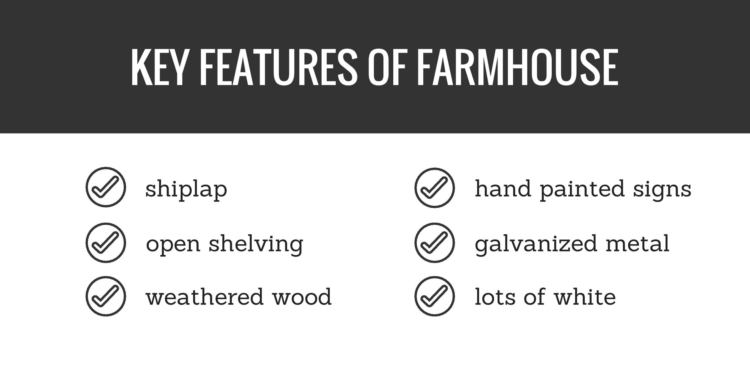 key features of farmhouse