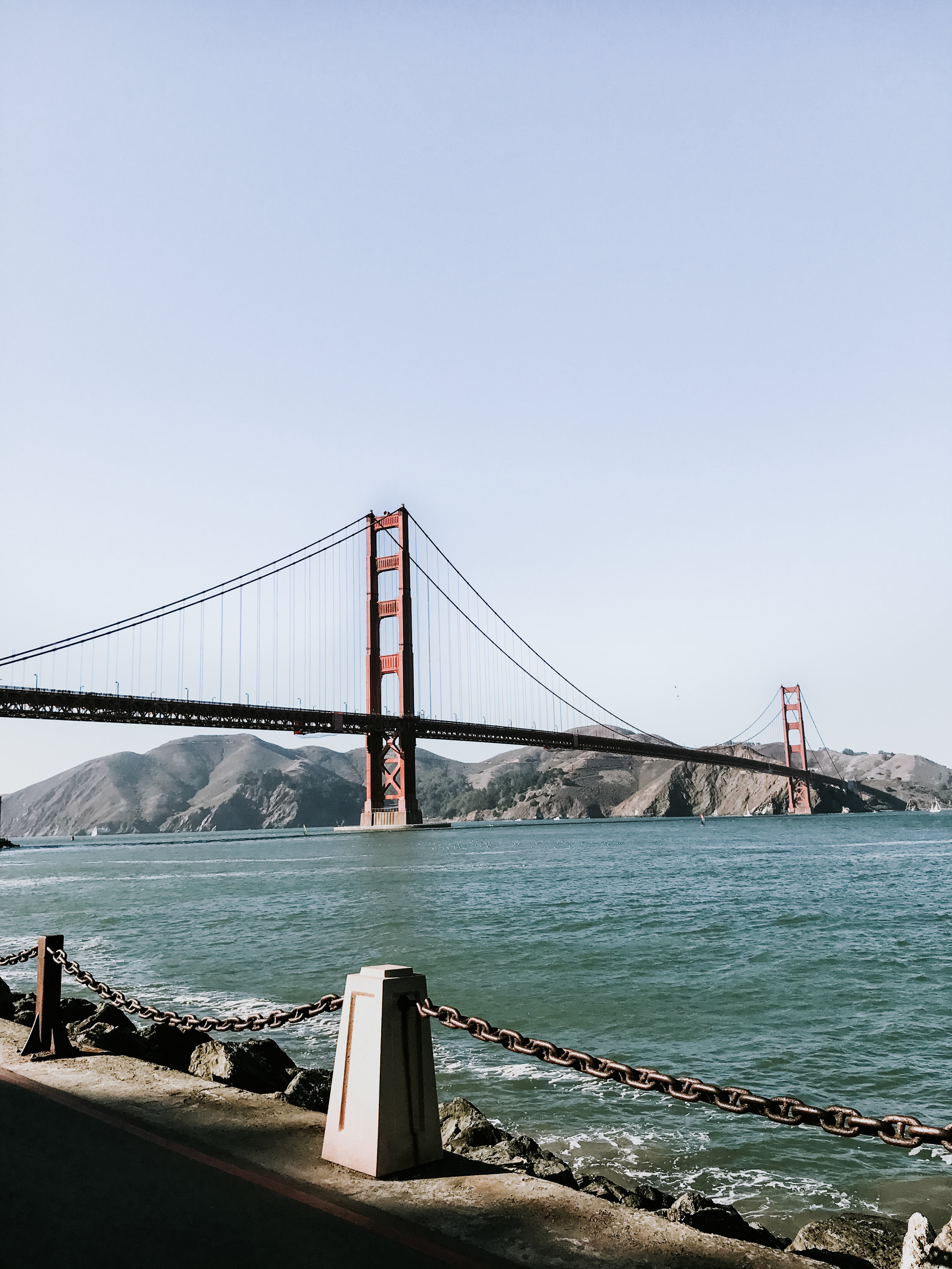 our trip to San Francisco - viewing the golden gate bridge