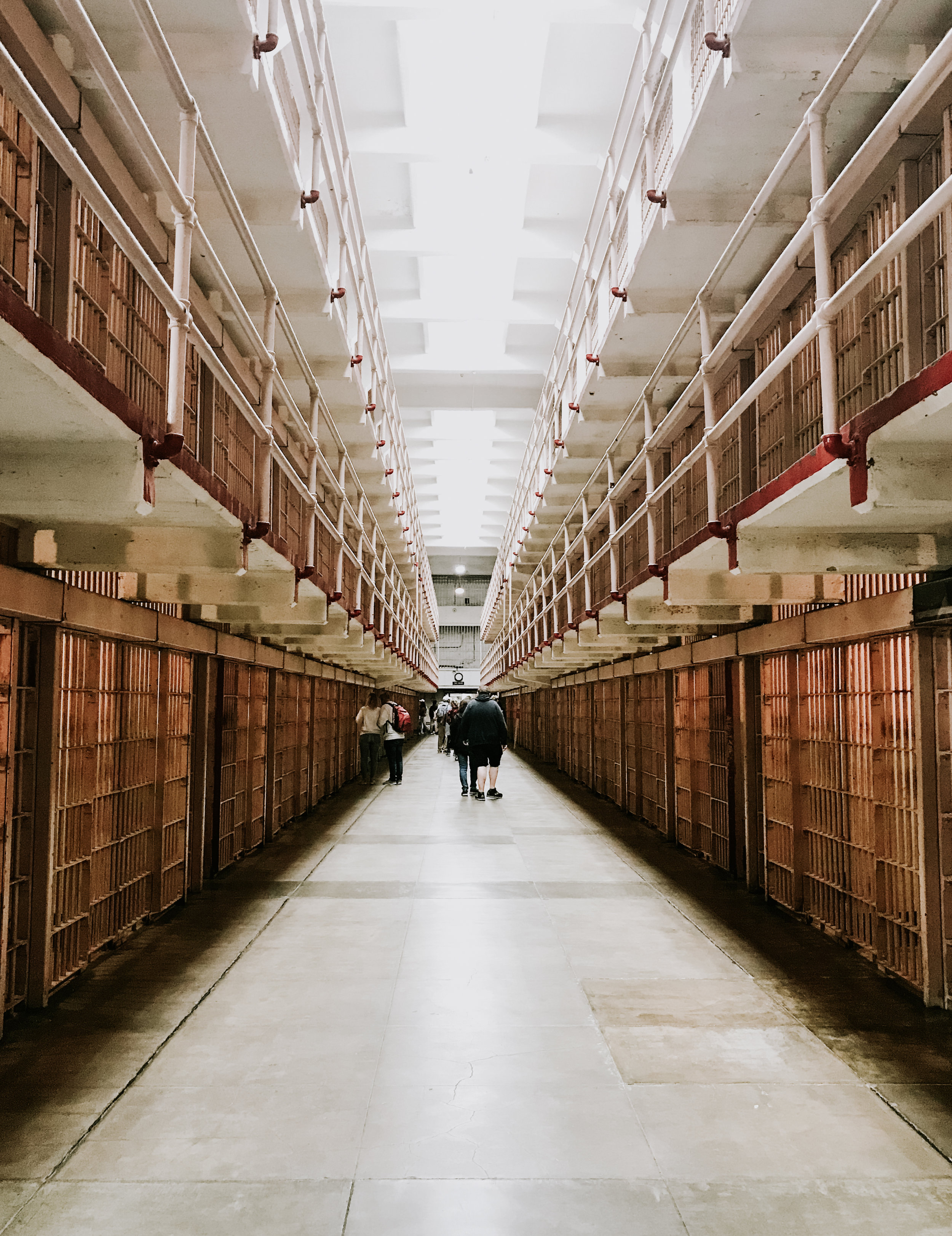 Inside Alcatraz prison