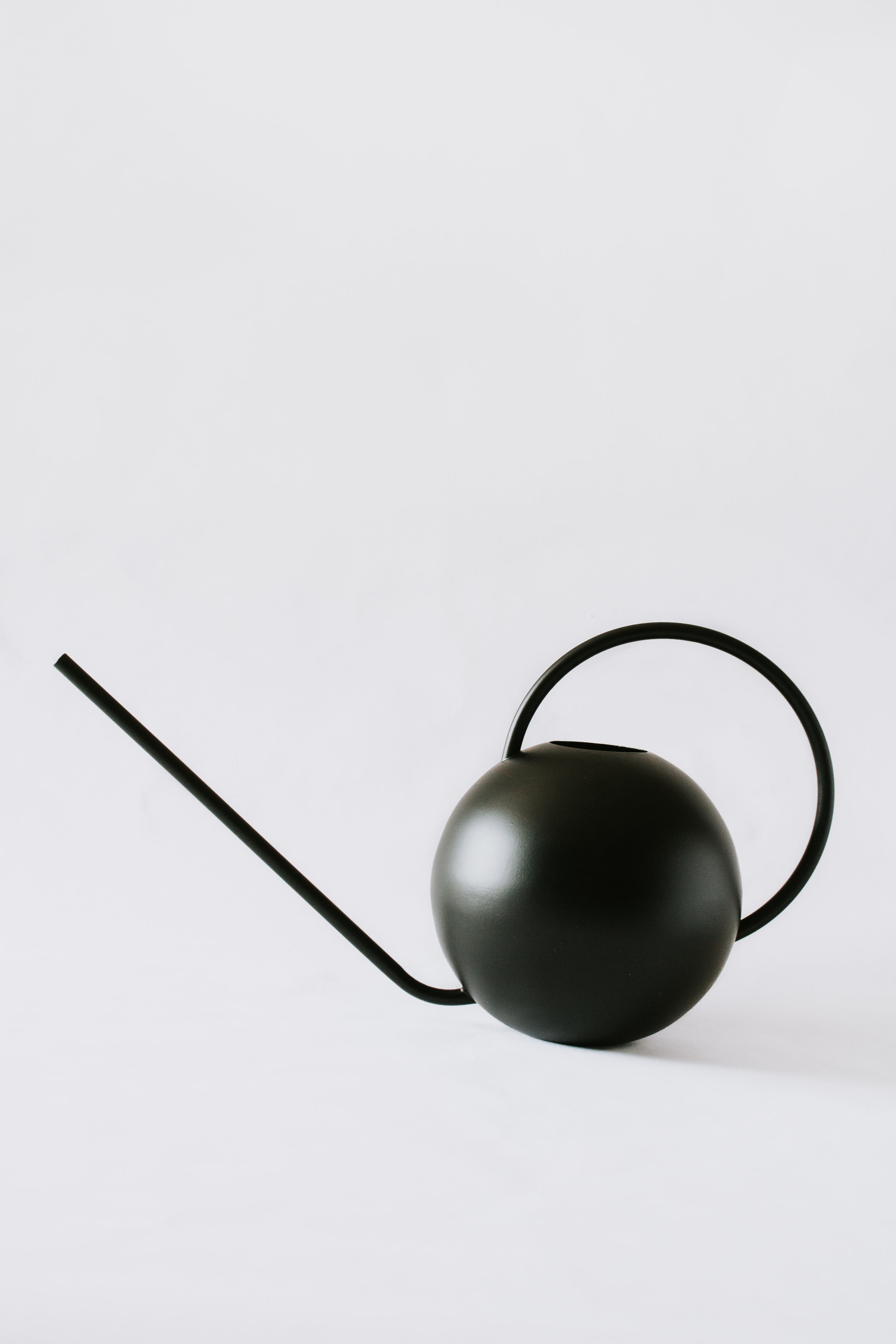 Nola Watering Can by Nadine Stay - matte black and modern