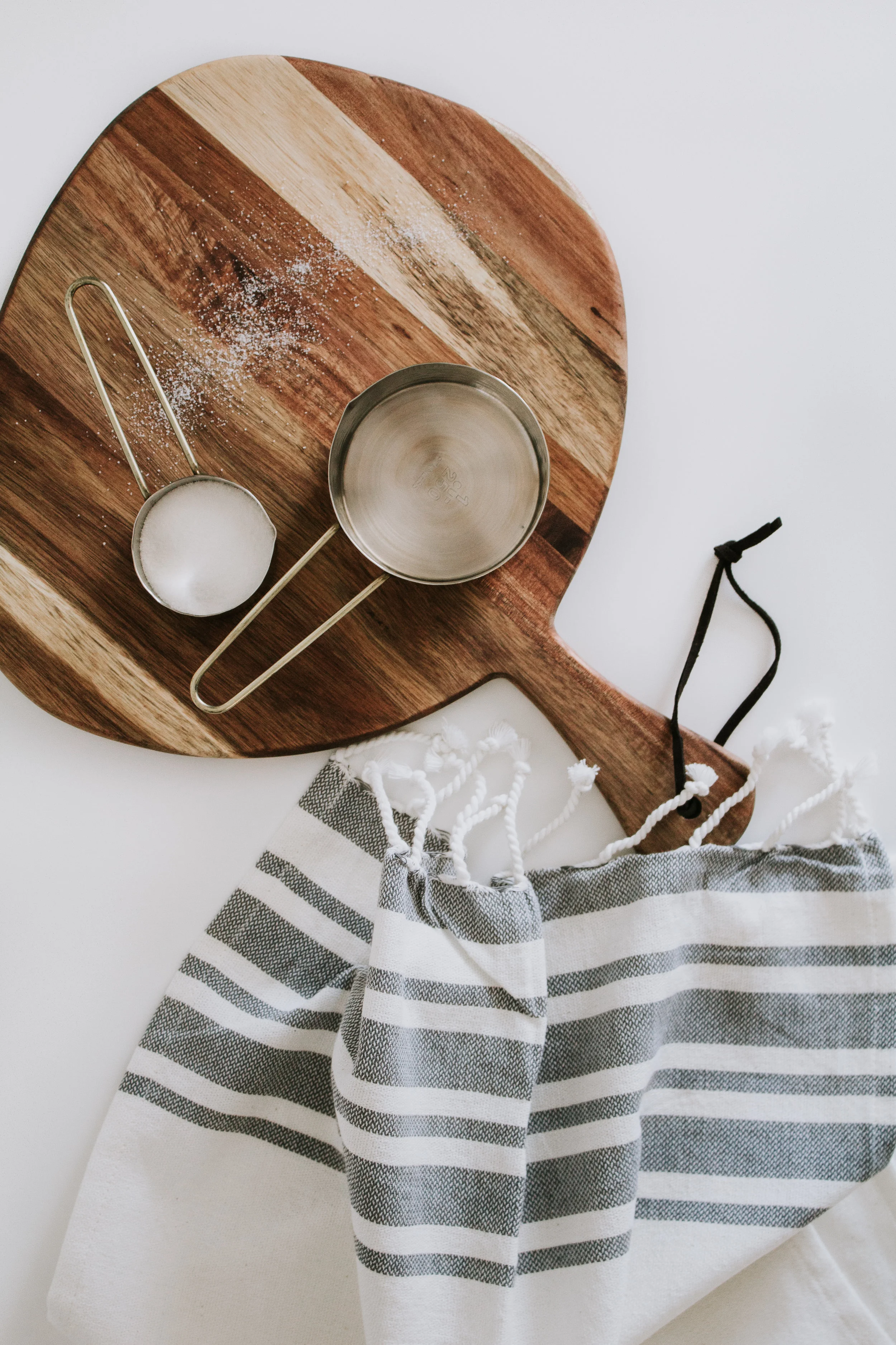 Gold Measuring Cups by Nadine Stay - Kitchen accessories and cooking essentials for the modern kitchen.