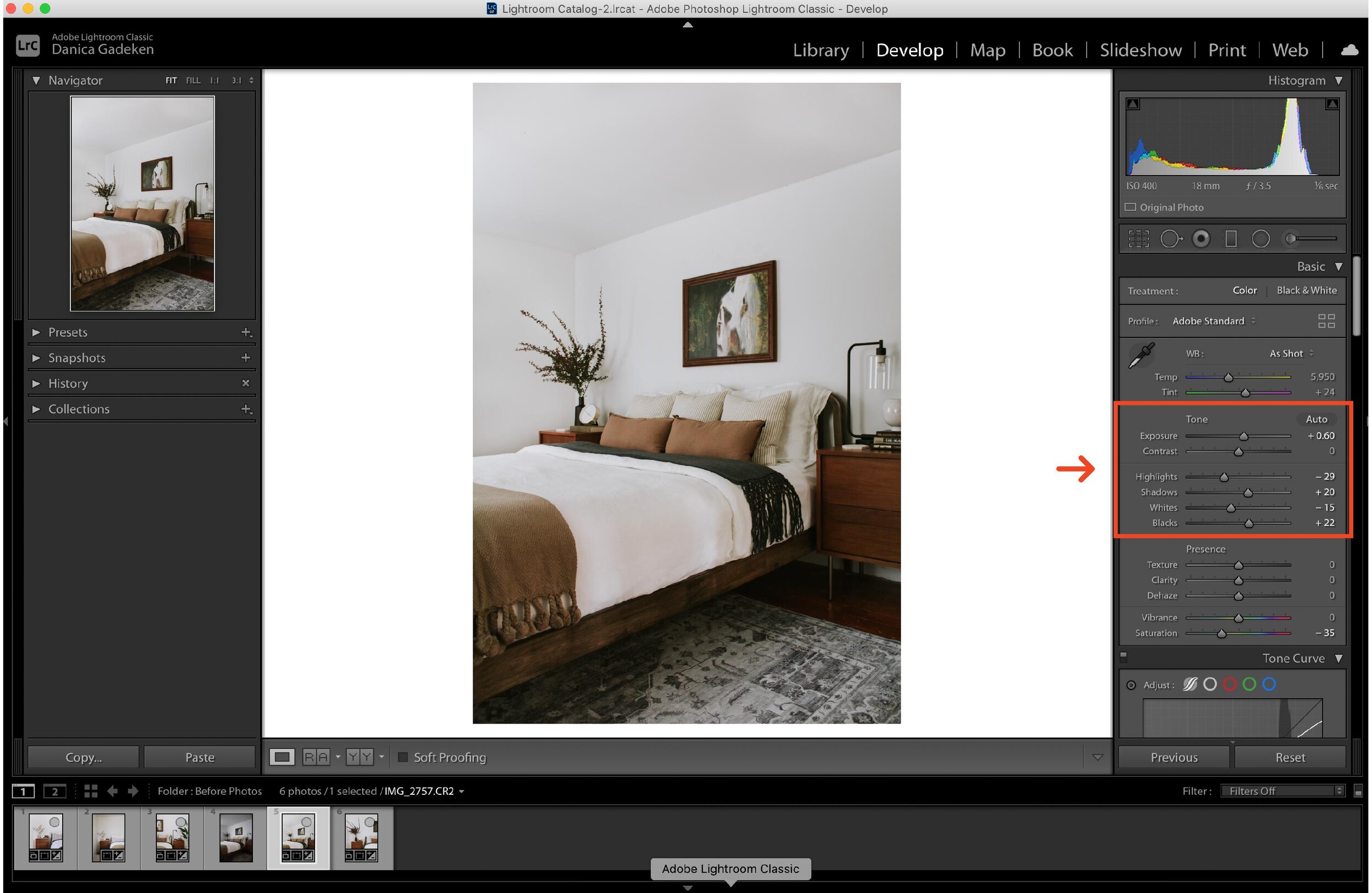 15 Tips for taking better interior photos - Nadine Stay | Professional interior design photography tips and tricks. How to get the right light for interior photos. Editing tips in Lightroom and interior photography presets. | Nadine Stay