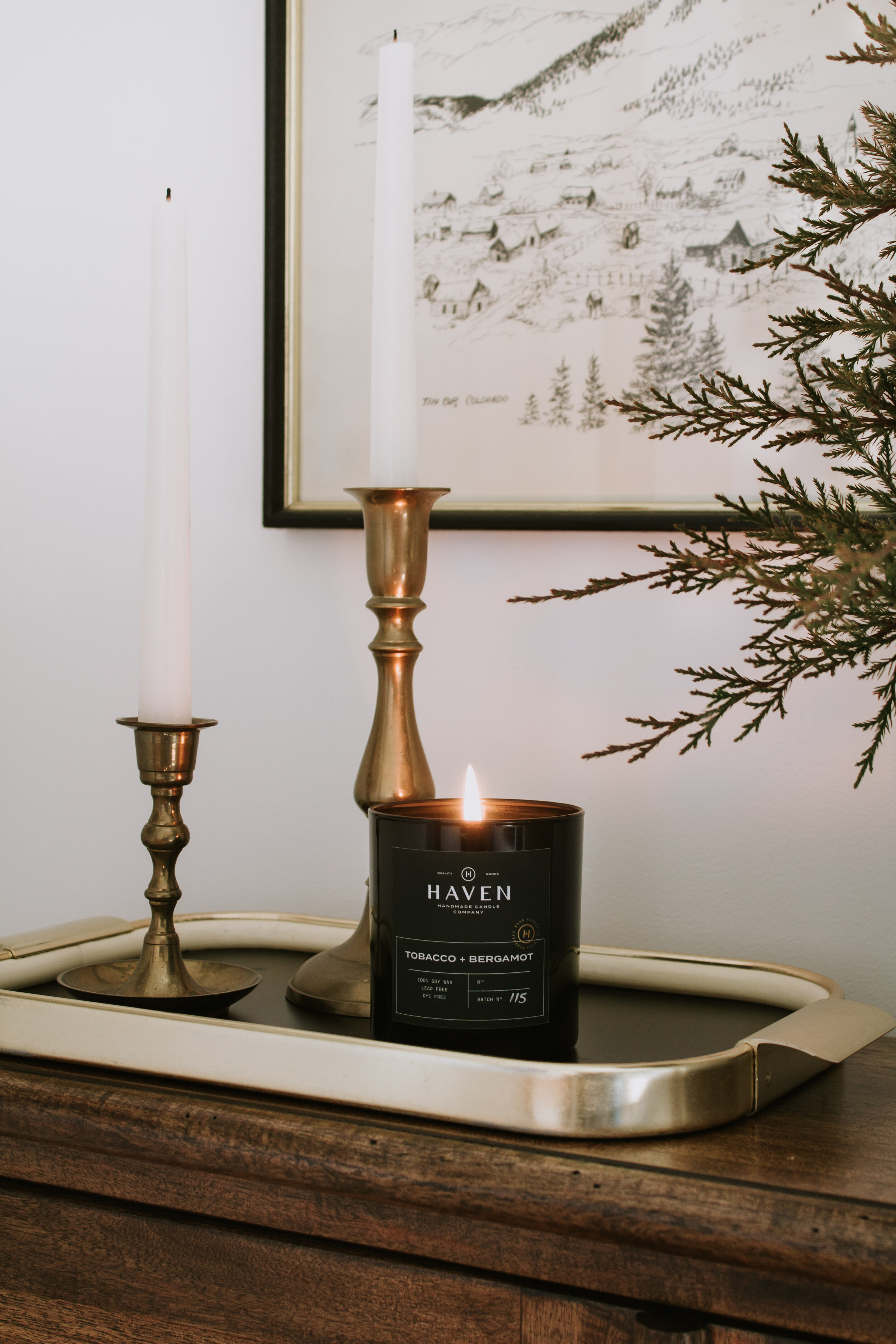 Small Business Spotlight: Haven Candle Co - A locally made, small batch, natural candle company in Nebraska. The best scented candles I've ever smelled. These candles make perfect gifts. | Nadine Stay