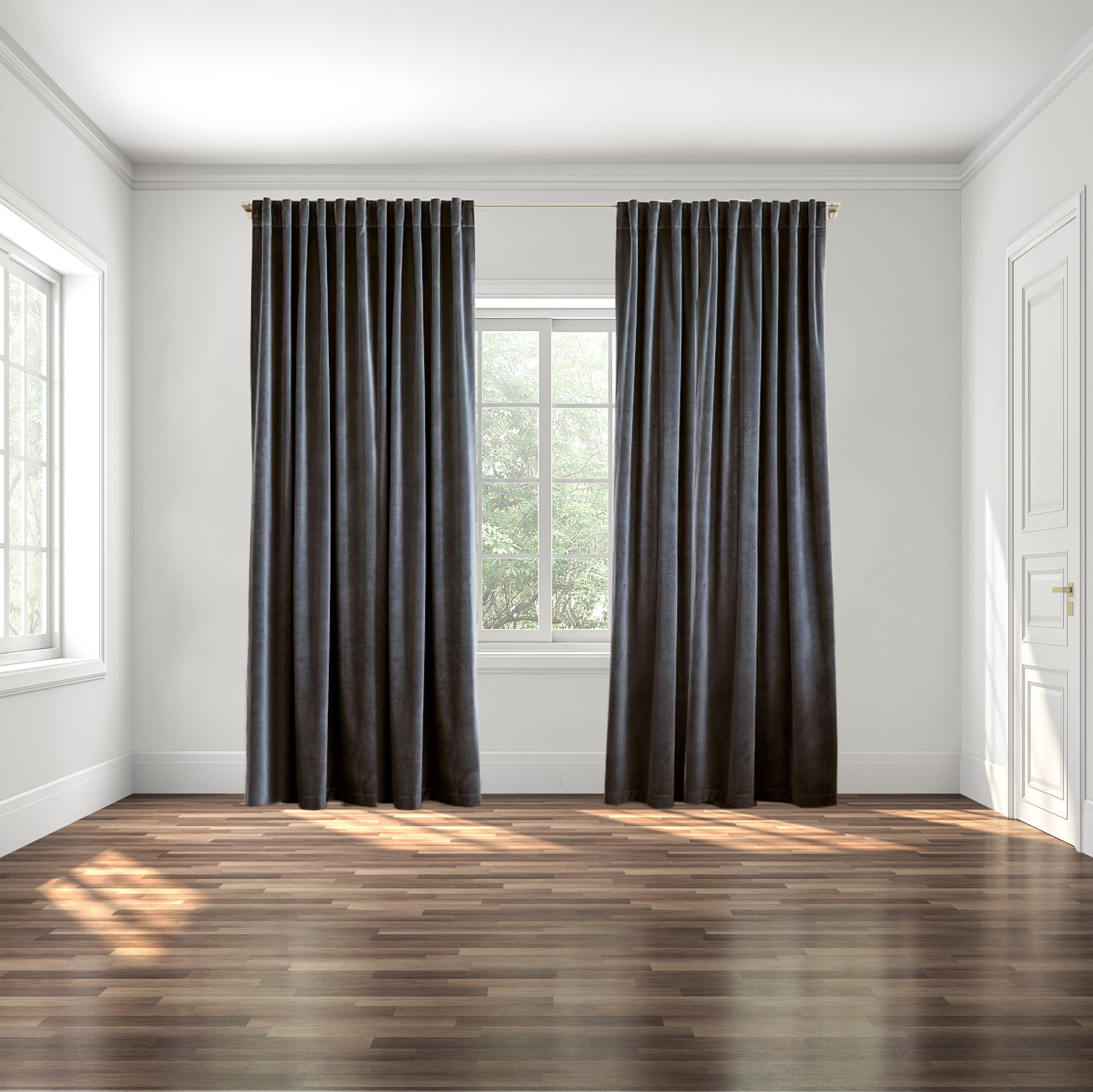 The Do S Don Ts Of Curtain Placement, Length Of Floor To Ceiling Curtains