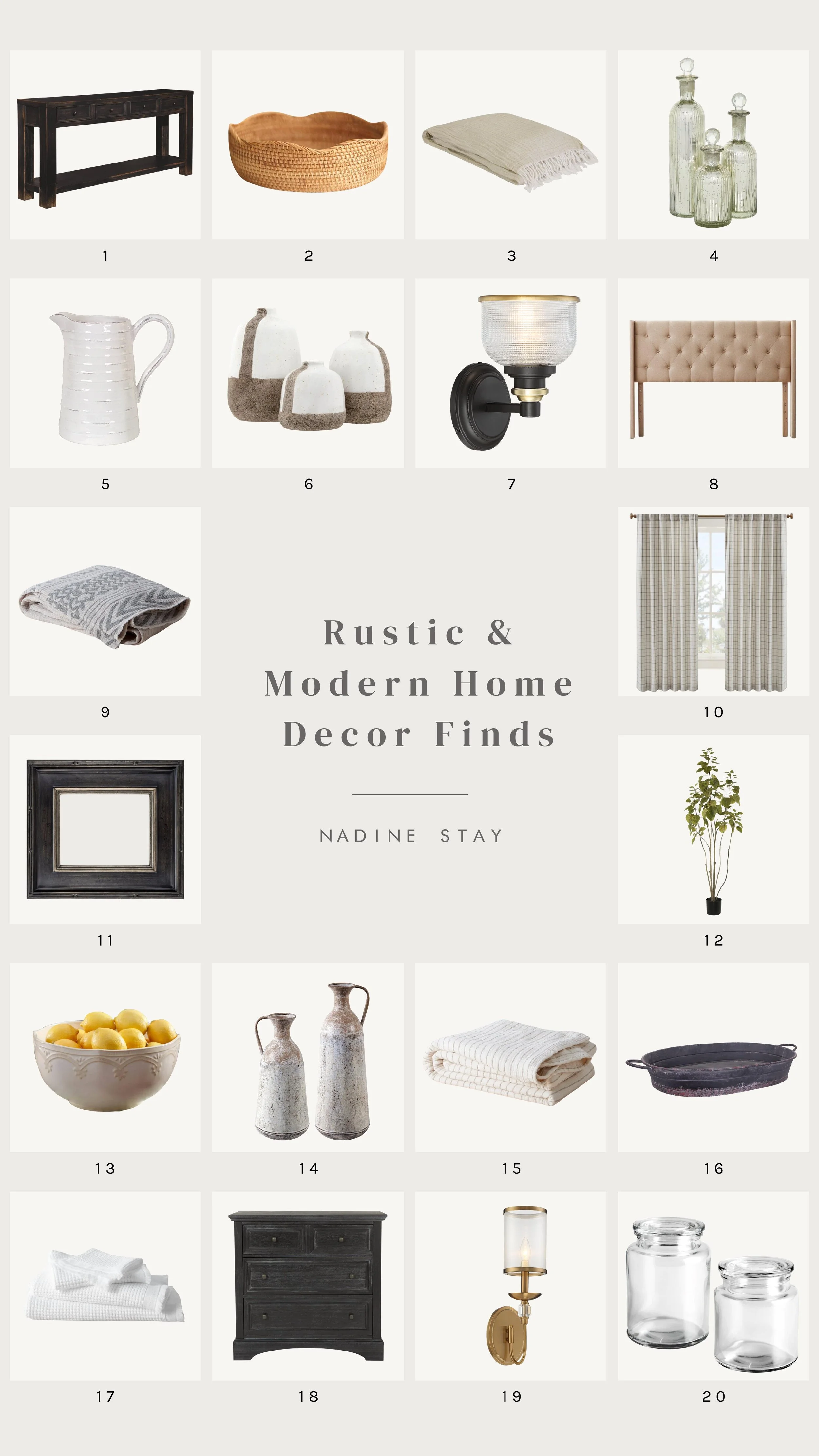 "Rustic Meets Modern" Home Decor Favorites From The New Walmart Home
