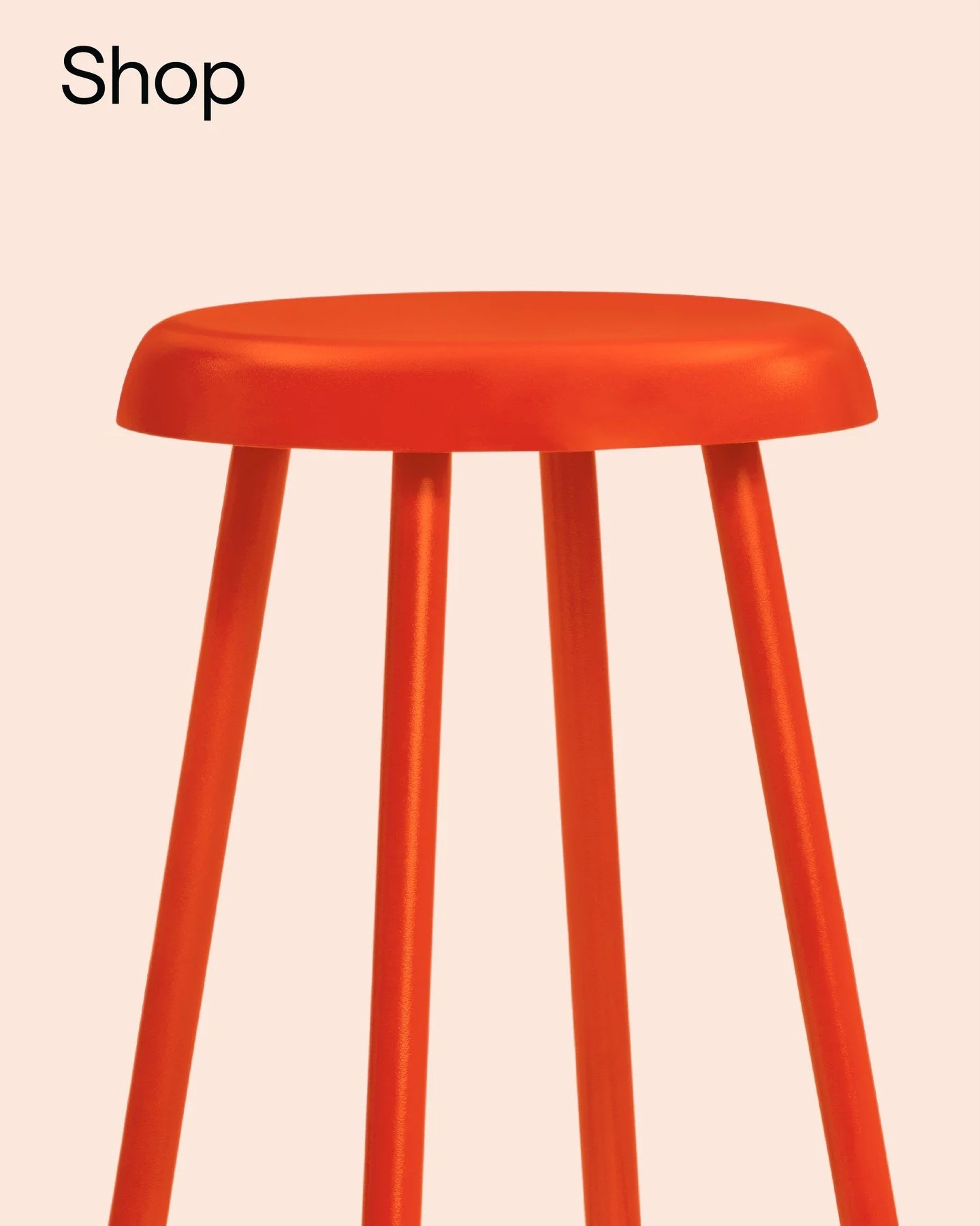 If you thought the best thing about our Shop Stool was its striking design, you wouldn&rsquo;t be wrong. But there&rsquo;s more to love. With legs set deeply beneath the seat, its edge doubles as a natural handhold&mdash;making it effortless to lift 