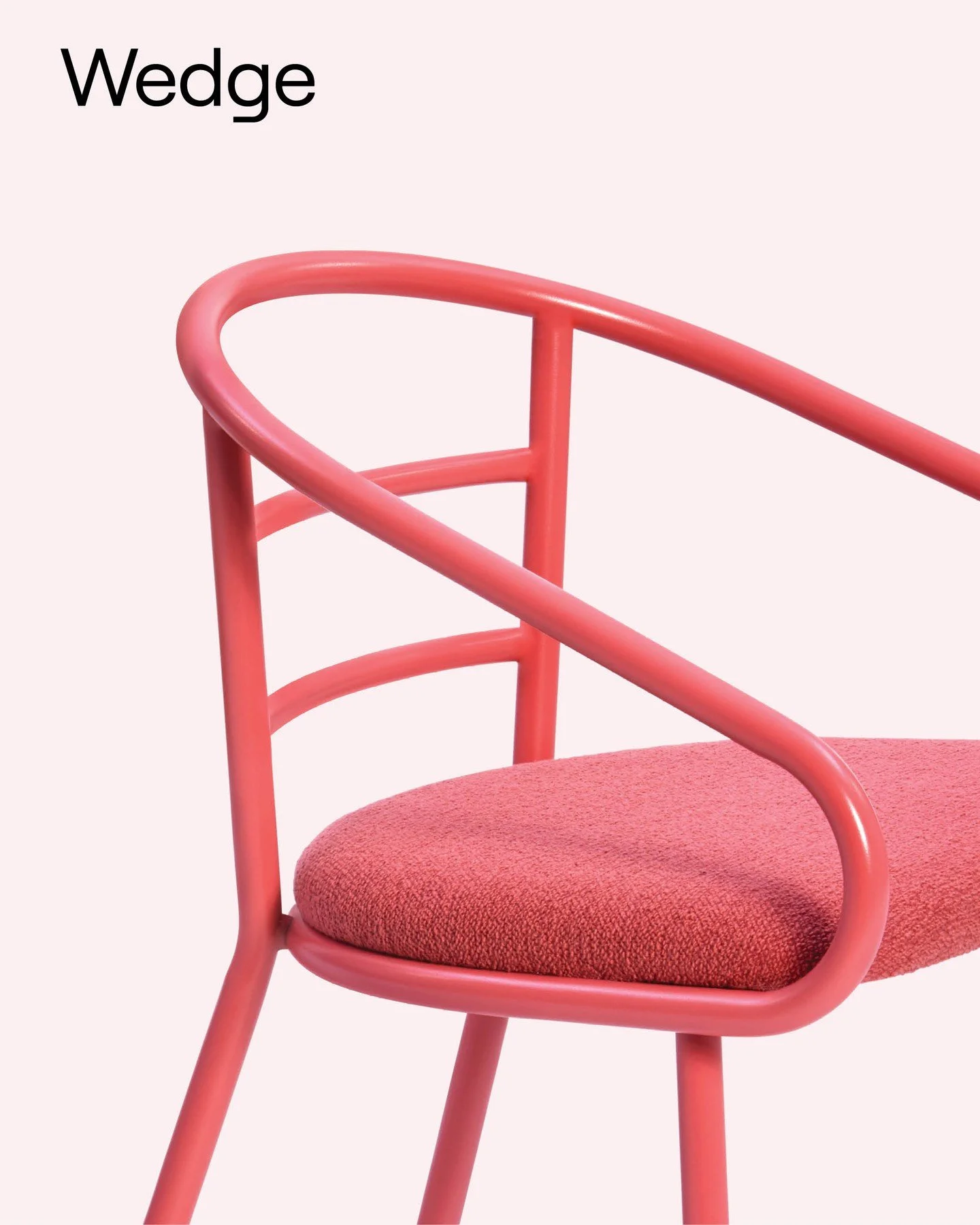 How would we describe Wedge chairs? Seamless. Sculptural. Yes. With arms that naturally transition into the backrest, the Wedge is distinct. At ease anywhere, this design has the unique ability to blend in or claim the spotlight depending on your fin