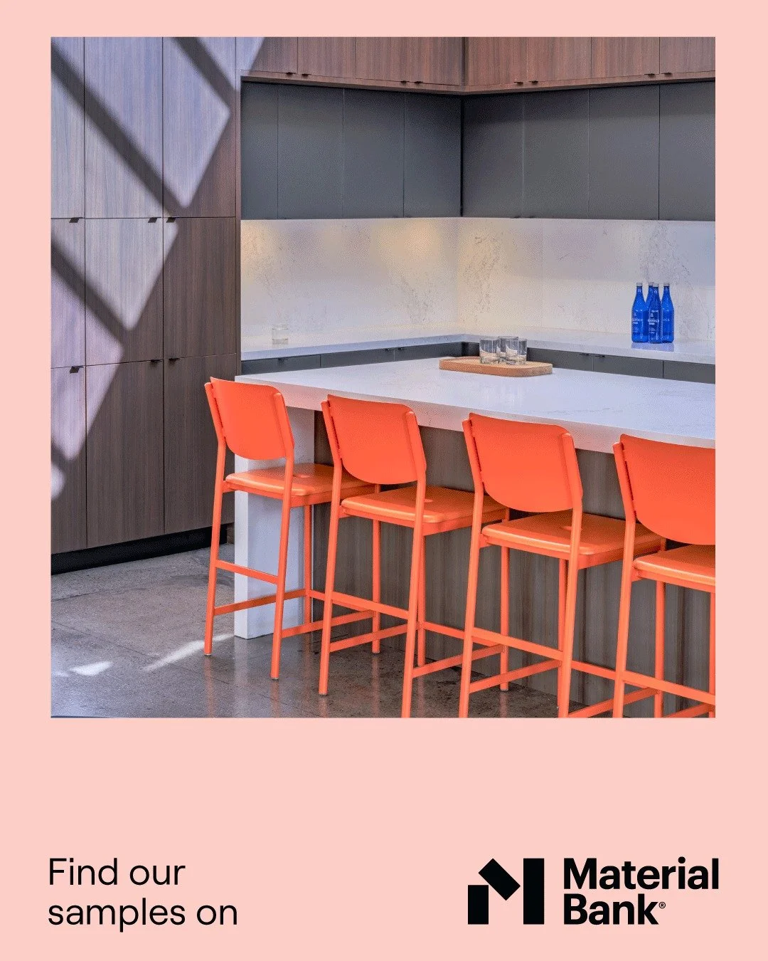 Mood board due tomorrow? You need samples? No worries. Material Bank to the rescue. Grab all the Division Twelve samples you need, then get them shipped overnight. Exhale knowing not only are all of our designs carbon neutral (certified!) but the shi
