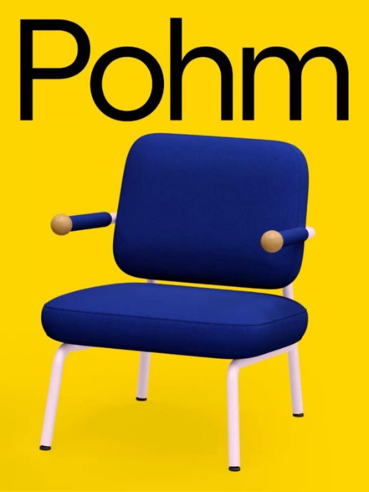 Meet Pohm, a total softy.

Our first lounge chair bends comfort and style together. With cushioned seating supported by our iconic bent metal, itʼs designed to always have your back.

Visiting NeoCon? Weʼll be there: Showroom 397.

#Division_12 #Bent