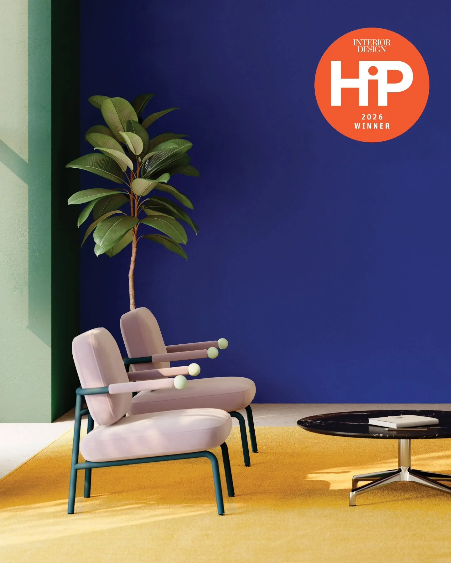 Soft at heart, award-winning, too.

Pohm, our first lounge chair designed by @studio_marion has received a HIP Award in the Workplace: Lounge Seating category.

With cushioned comfort, rounded palm rests, and bent metal that&rsquo;s always got your b