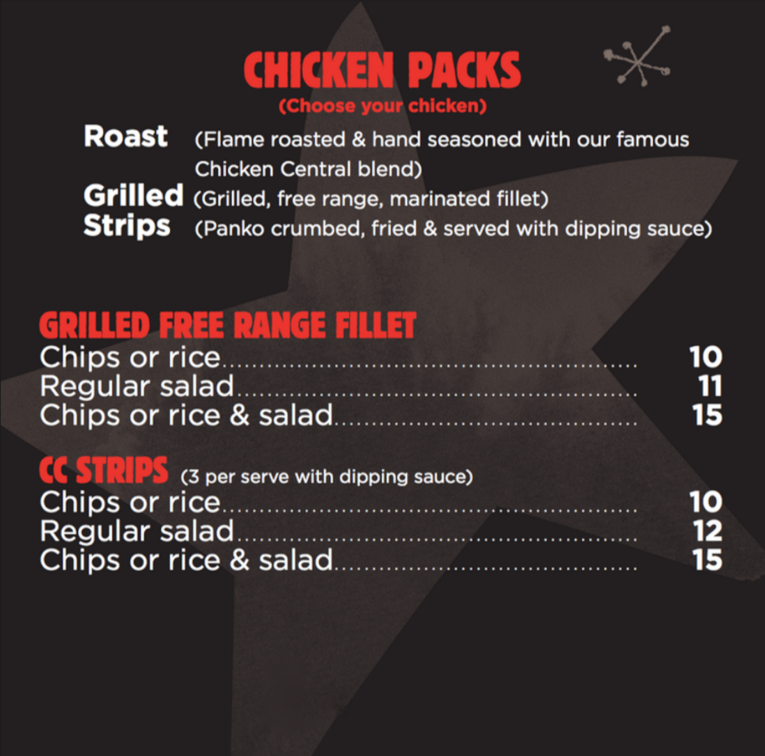 Chicken Central — your local chicken shop.