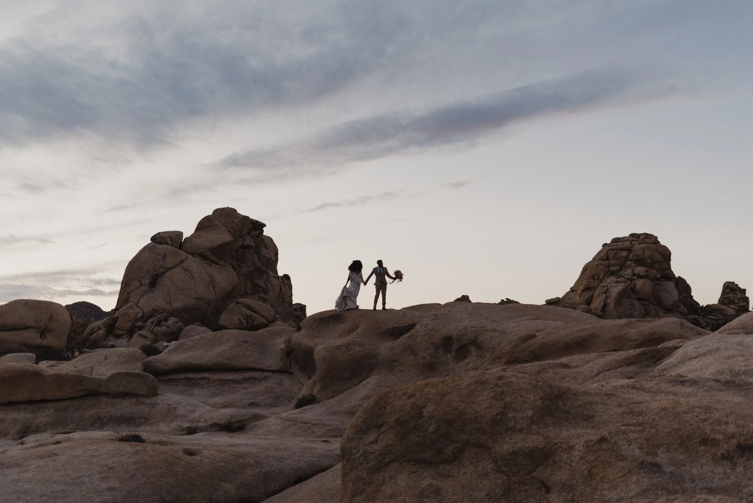 1970's Inspired Elopement - Joshua Tree, California 