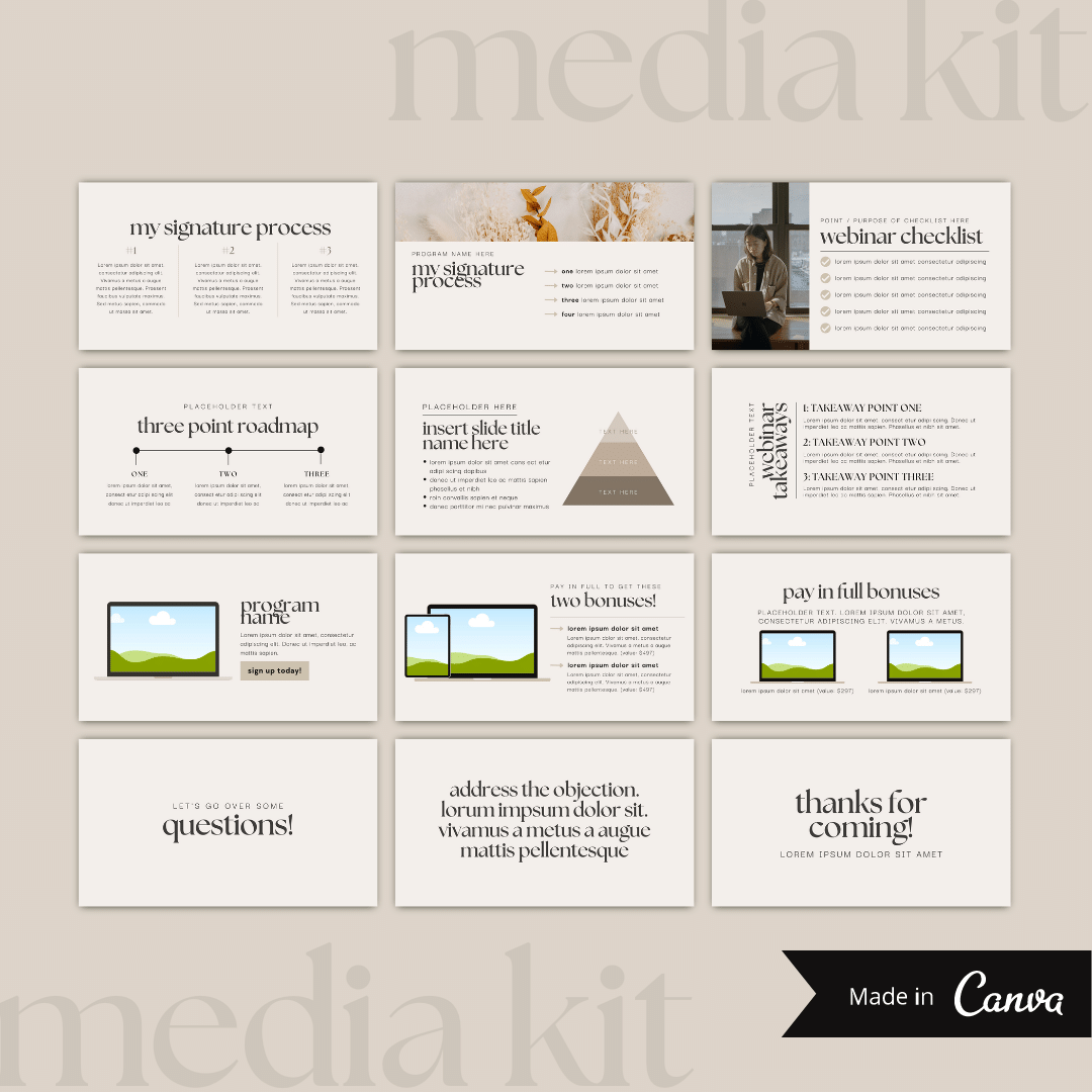 Streamer Media Kit One Page, Media Kit Template, Media Kit Canva, Media Kit  Template Streamer 