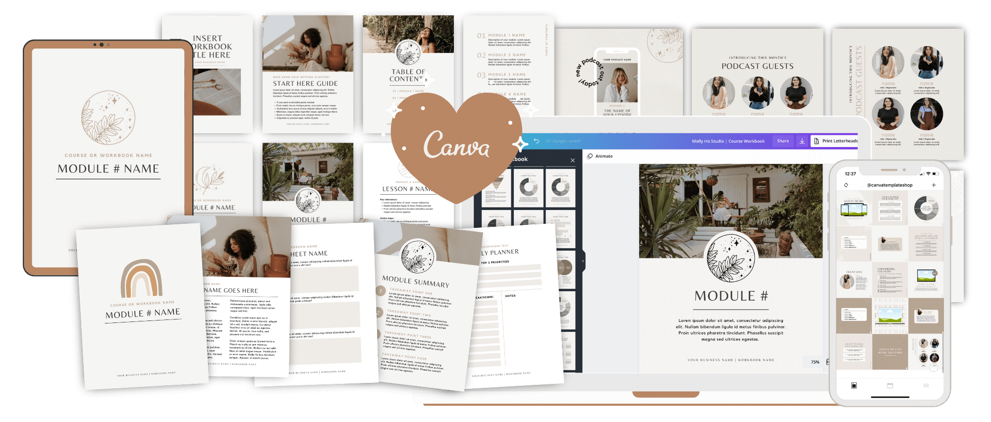 Grab Your All Access Canva Templates Pass Molly Ho Studio