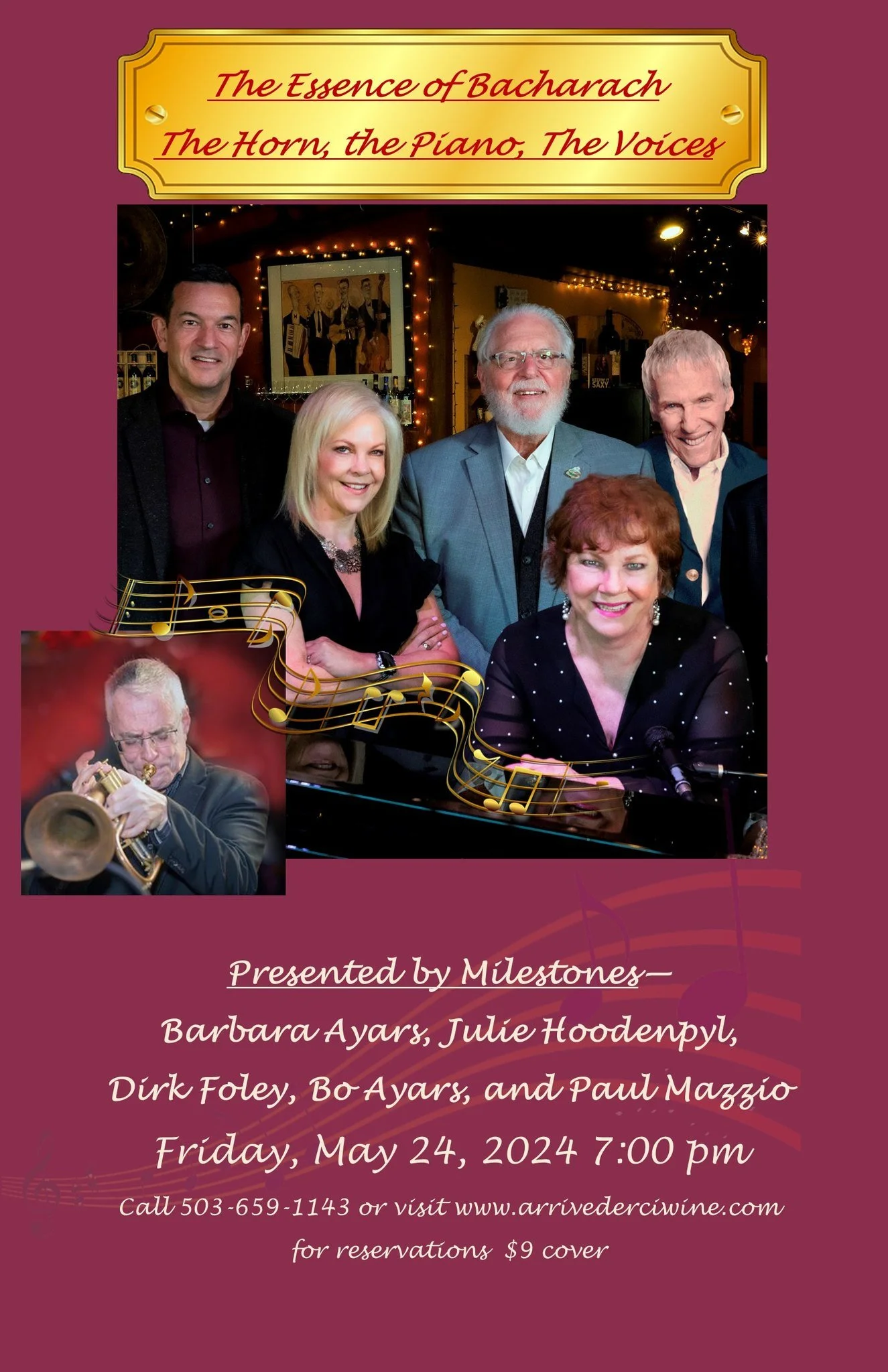 MUSIC — Arrivederci Wine & Jazz