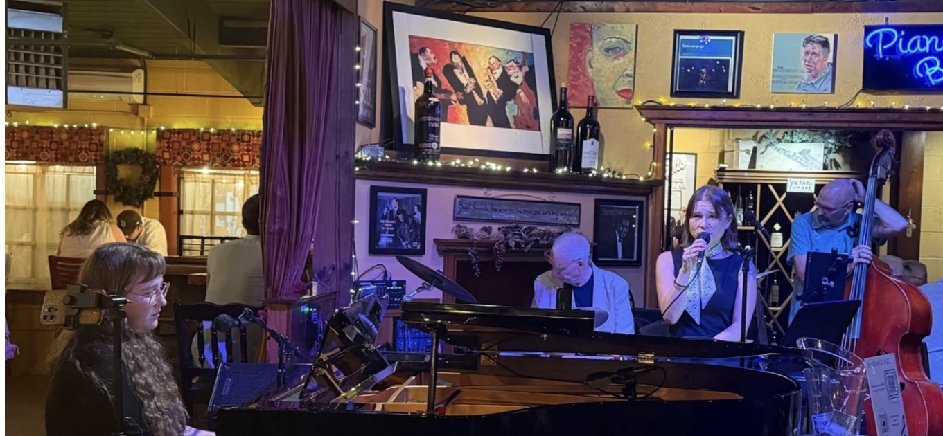 Haute Mess Jazz  .  featuring Walker Laws/vocals, Jim Pitts/drums, Kasidy Effinger/piano and Sam Fisher/bass  .  $10 Cover