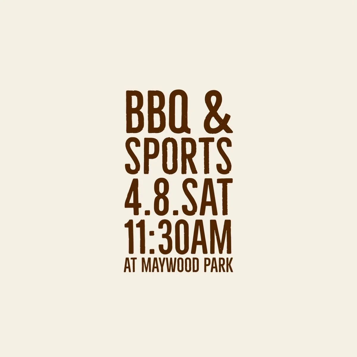 Tomorrow we are going to serve Korean style barbecue and a lot of food, and also play sports and fun games. It&rsquo;s all free!

Come and celebrate the resurrection of Jesus Christ with us!

BBQ &amp; SPORTS 🥓⚽️
4.8.2023 | 11:30am | Saturday
📍Mayw
