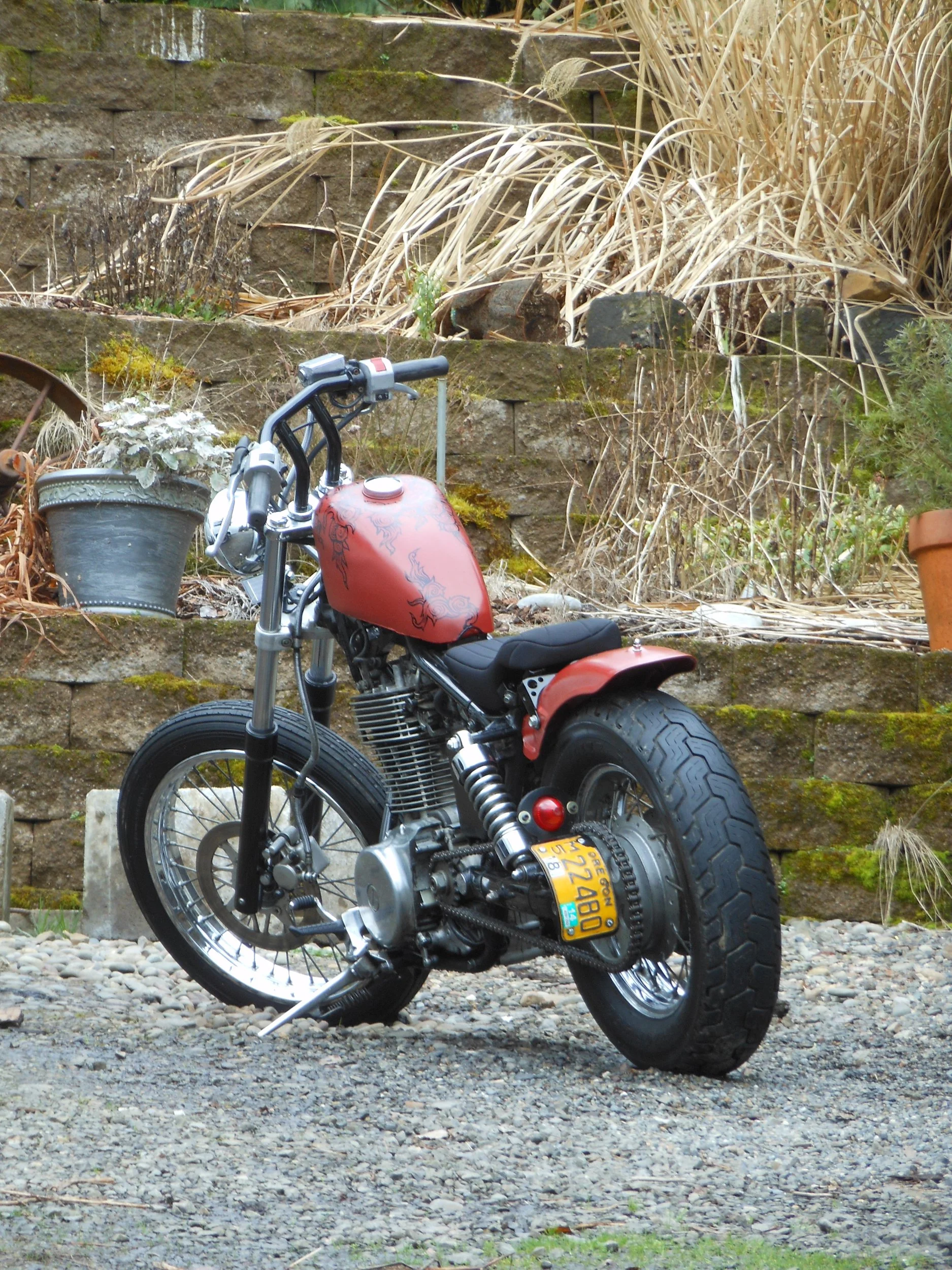  1986 Suzuki Savage.  These little bikes are pretty amazing once you get them tuned correctly.  A real street ripper.  I believe this one is currently in pieces in my brother’s garage in Alaska. 