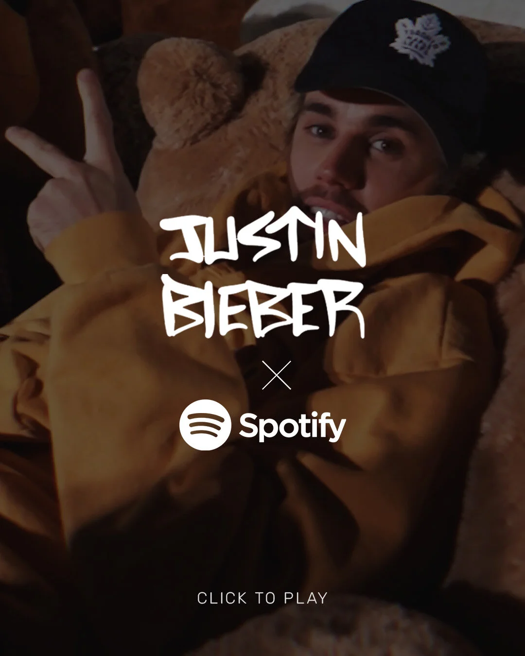 JUSTIN BIEBER X SPOTIFY — HAPPYMONDAY, image size:1080x1350